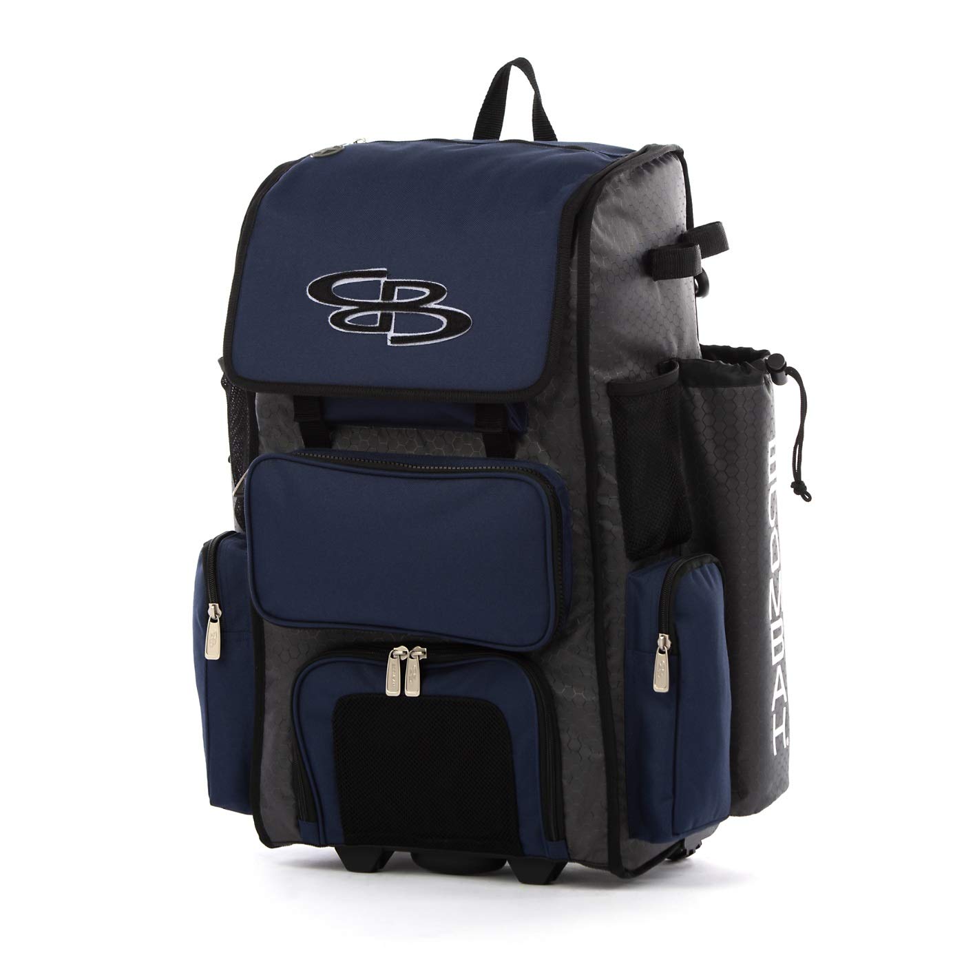 Boombah Rolling Superpack 2.0 Baseball Softball Equipment Bag - 23.5