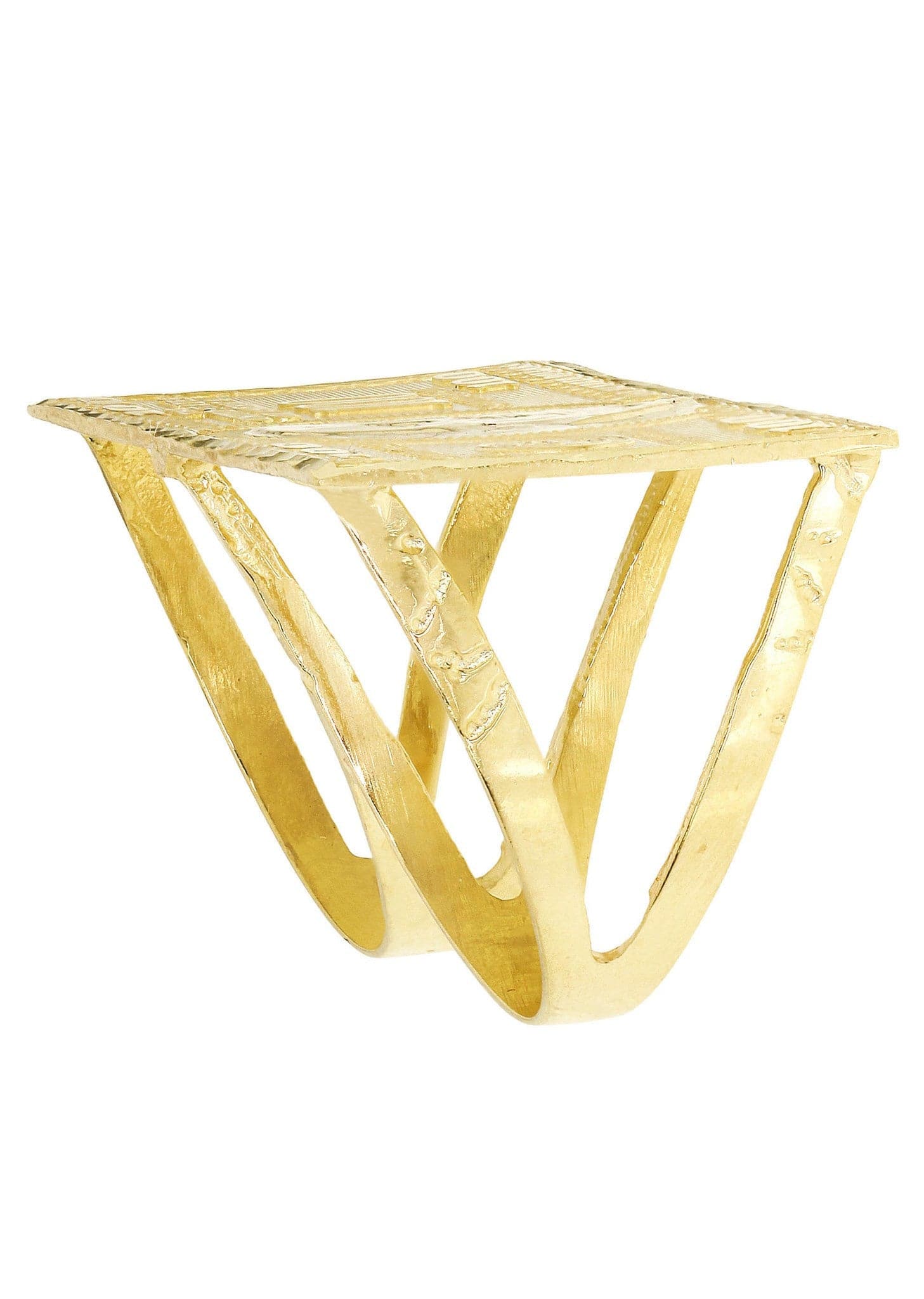 10K Gold $100 Dollar Bill Men's Ring | 10.2 Grams Heavy | Perfect for Gifts, Parties & Hip Hop Fashion Accessories