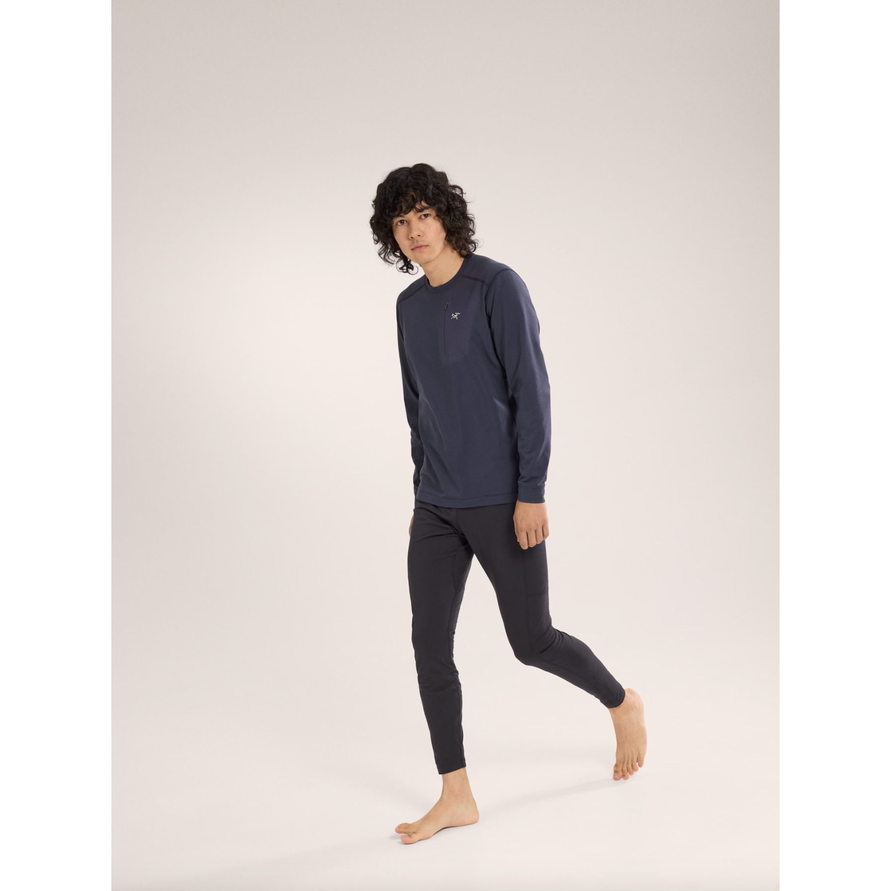 Arc'teryx Men's Rho LT Crew Neck Baselayer - Lightweight Merino Wool Thermal Shirt for Hiking, Skiing & Outdoor Activities