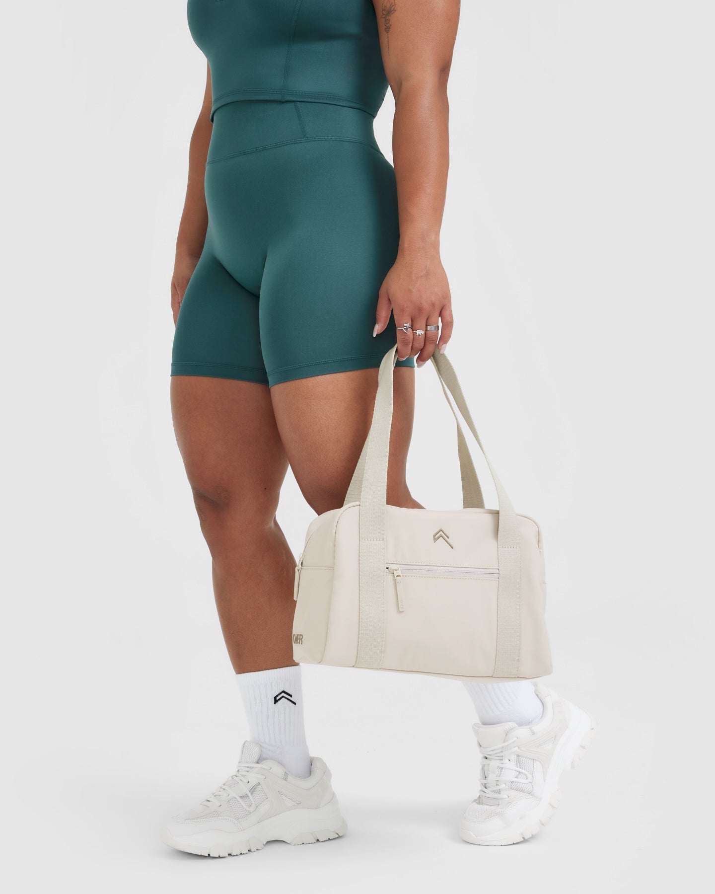 Mini Go To Gym Bag - Lightweight & Compact Sand Color Workout Tote for Women & Men - Perfect for Yoga, Fitness, Travel & Beach Essentials