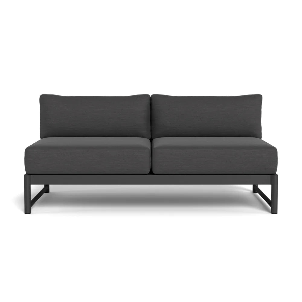 Breeze XL Outdoor 2-Seat Armless Sofa - Waterproof Patio Furniture for Garden, Poolside & Balcony Relaxation