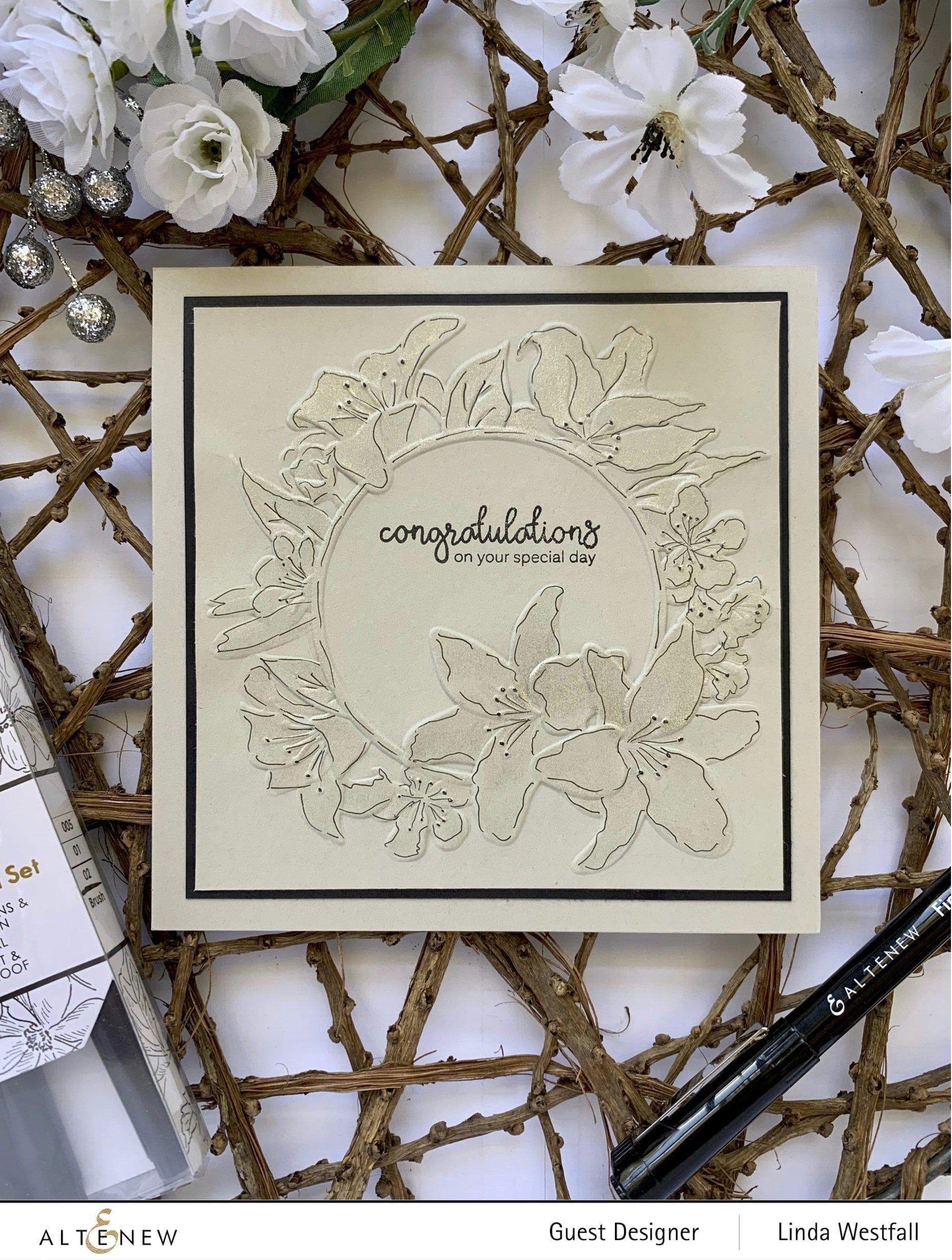 3D Embossing Folder for Scrapbooking & Card Making - Delightful Frame Design for DIY Crafts, Invitations, and Paper Art Projects