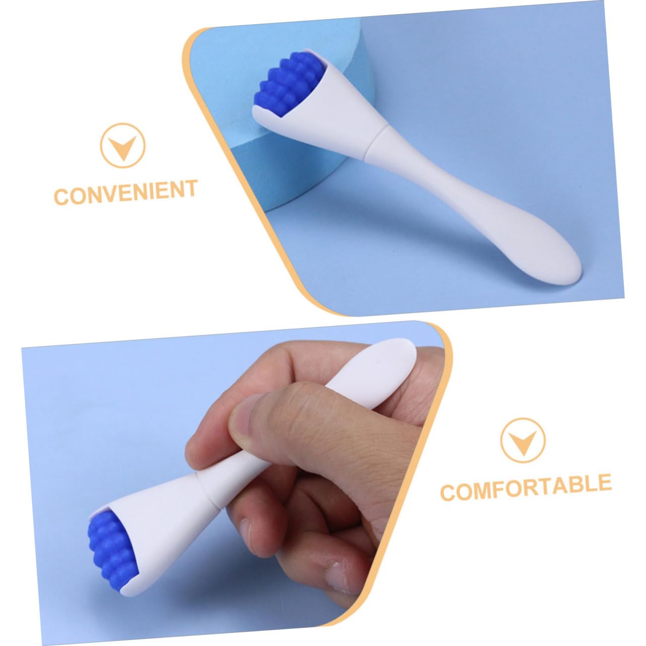 **Dark Circle Reducing Eye Cream Stick with Cooling Roller Applicator - Under Eye Treatment for Puffiness & Wrinkles - Perfect for Morning Routine & Travel Skincare**