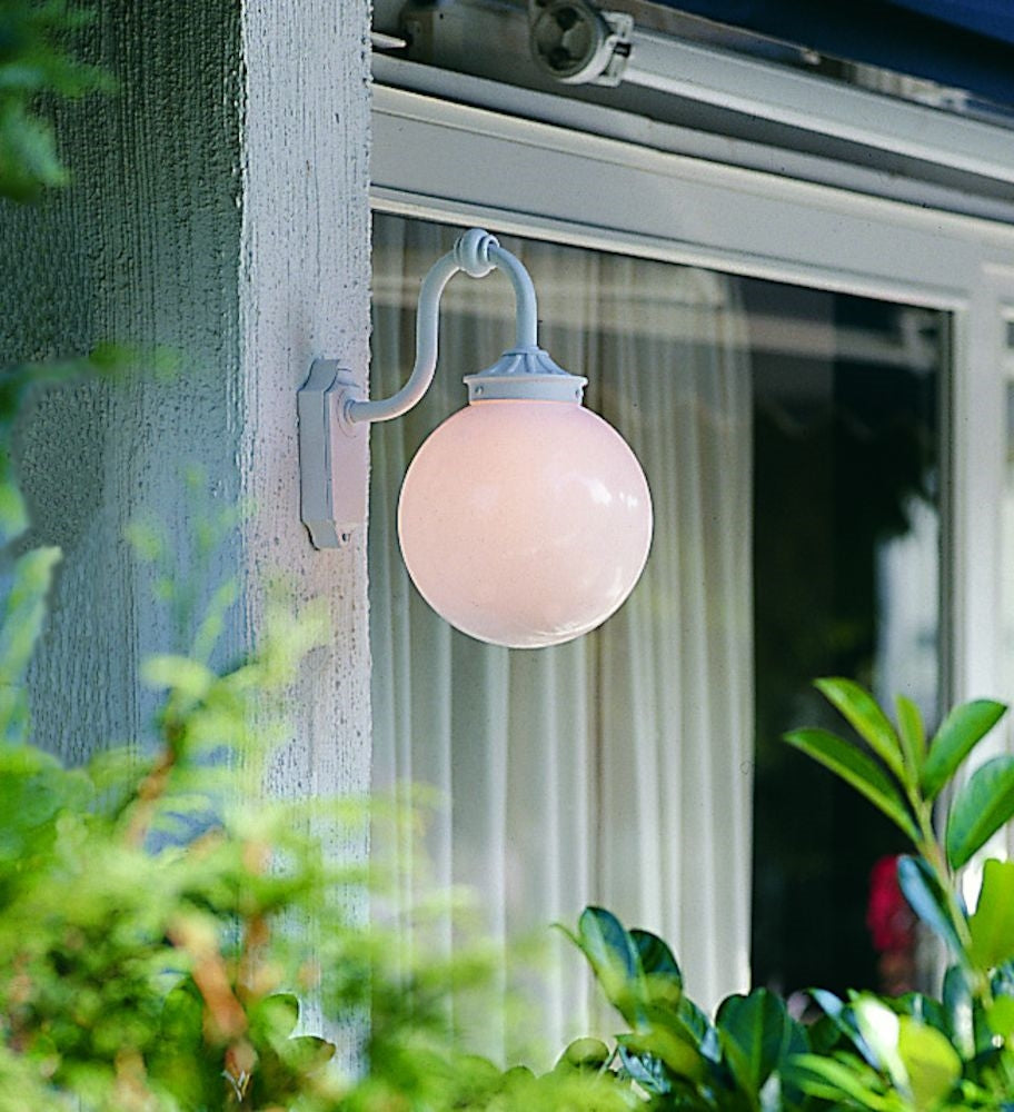 Arcturus IP23 Rated Down Wall Light in Matt White - Perfect for Indoor and Outdoor Home Lighting