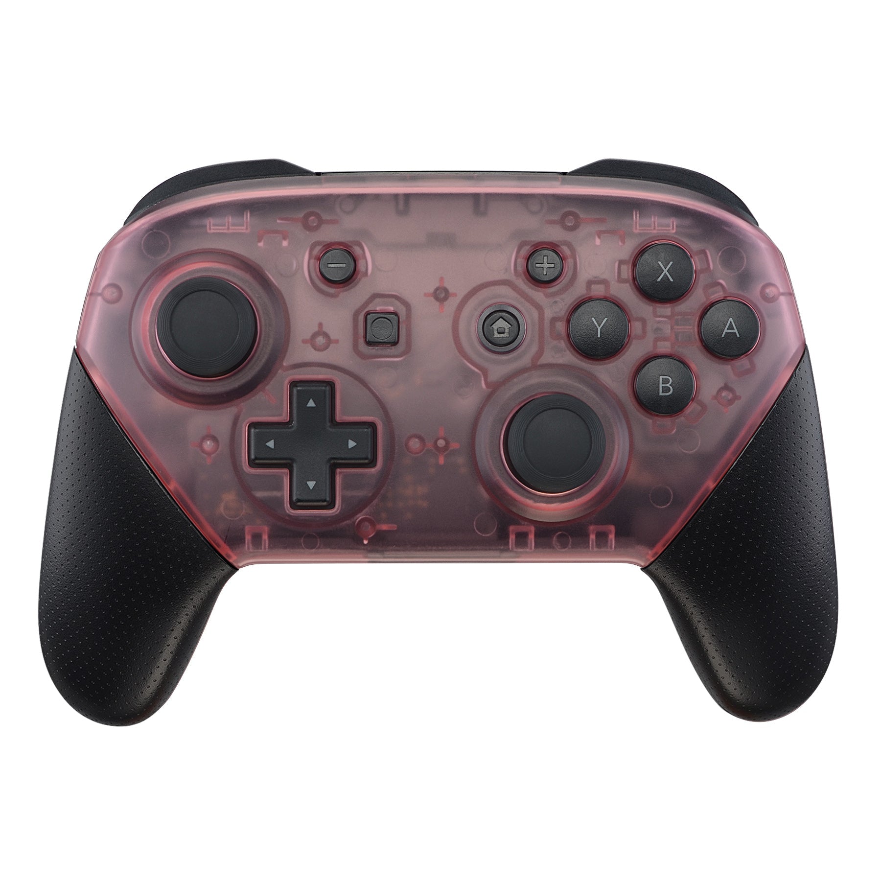 eXtremeRate Cherry Pink Replacement Faceplate & Backplate for Nintendo Switch Pro Controller - Customize Your Gaming Setup for Enhanced Play