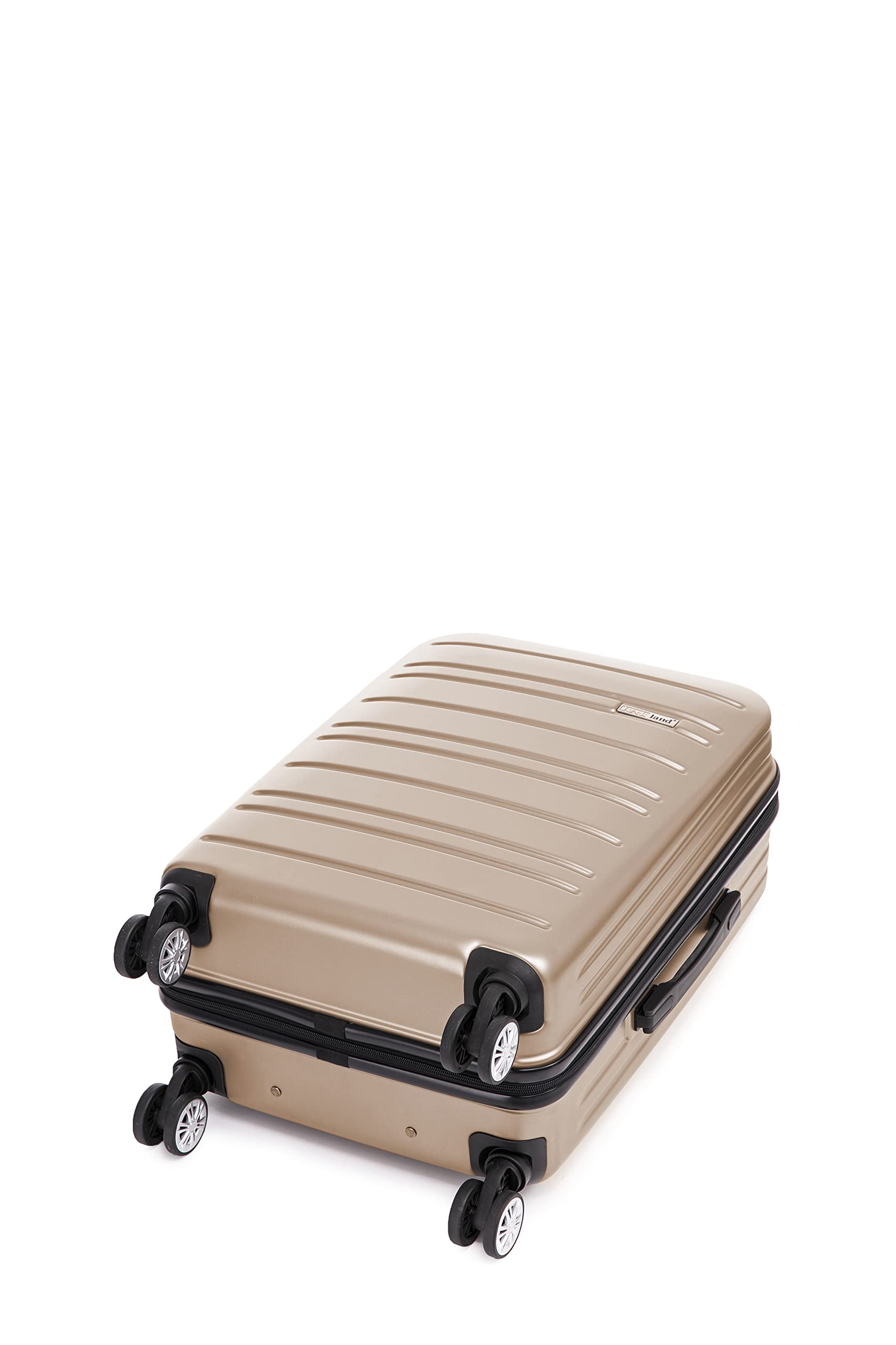 Rockland Irvine Hardside Spinner Wheel Luggage Set - Champagne (19