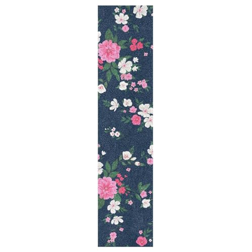 Flowers Dark Blue