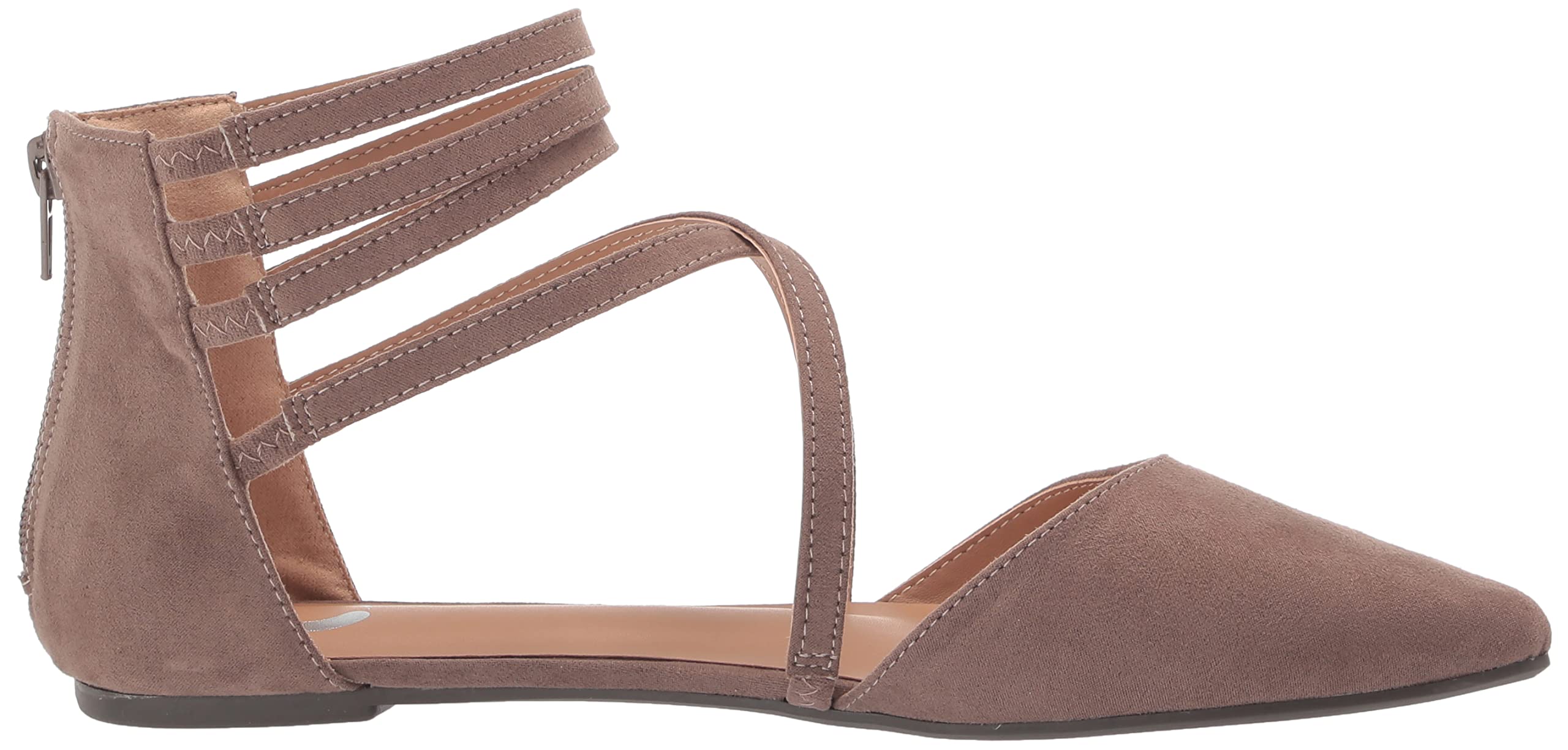 Journee Collection Women's Comfortable Ballet Flats - Lightweight Slip-On Shoes for Work, Travel & Everyday Wear