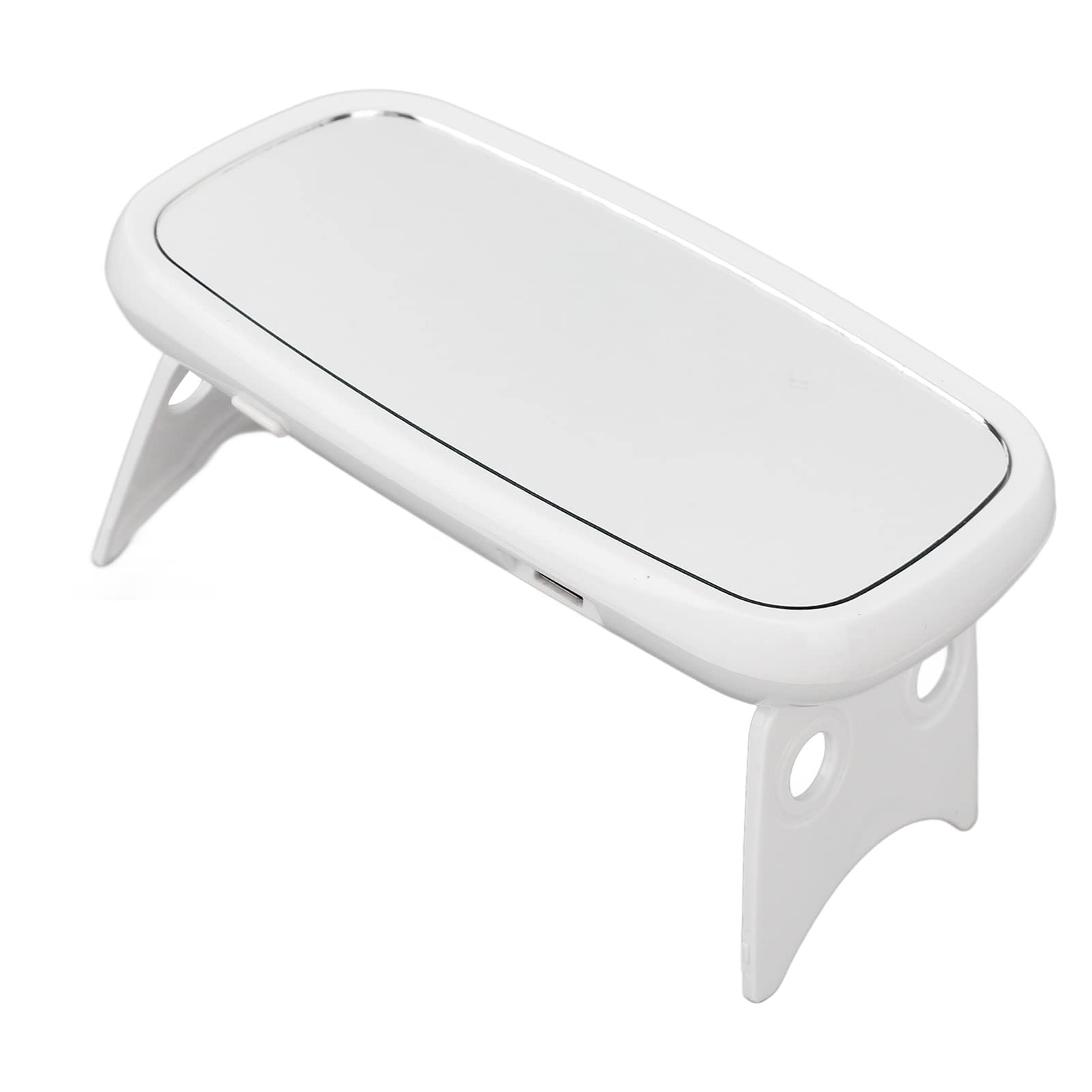 **ANGGREK Professional LED Nail Lamp with Mirror & Folding Bracket – USB Rechargeable Gel Nail Dryer for DIY Manicure – Portable Nail Polish Curing Light for Home & Salon Use**