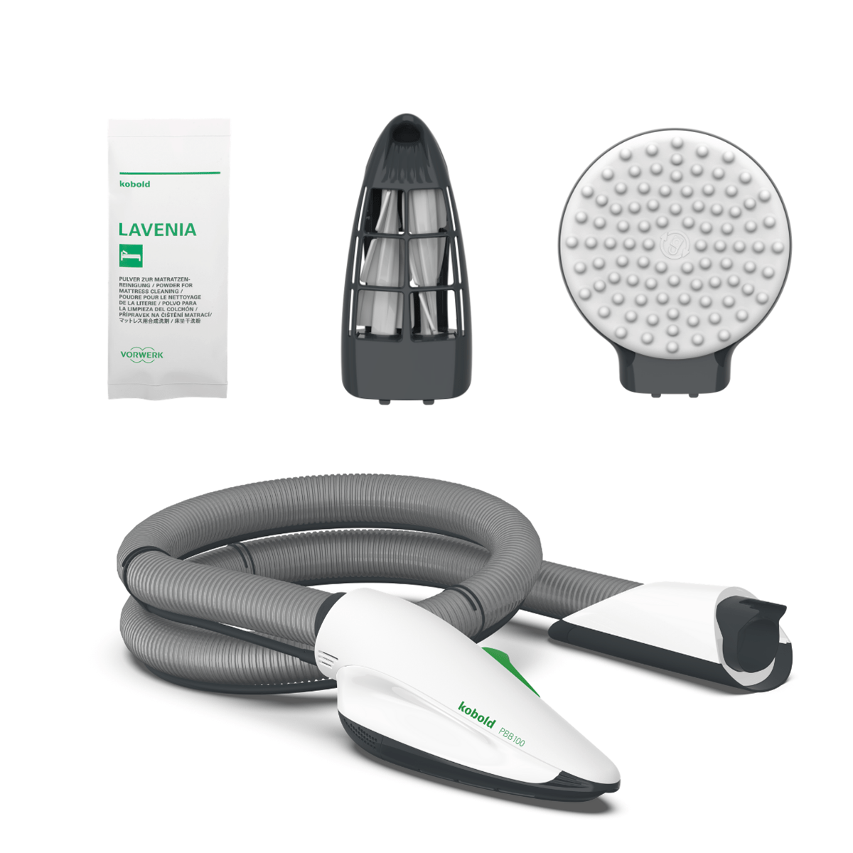 Kobold VB100 Cordless Handheld Vacuum Cleaner for Mattress, Upholstery, Car & Pet Hair - Lightweight Portable Carpet Cleaner for Home, Office, and Travel Use