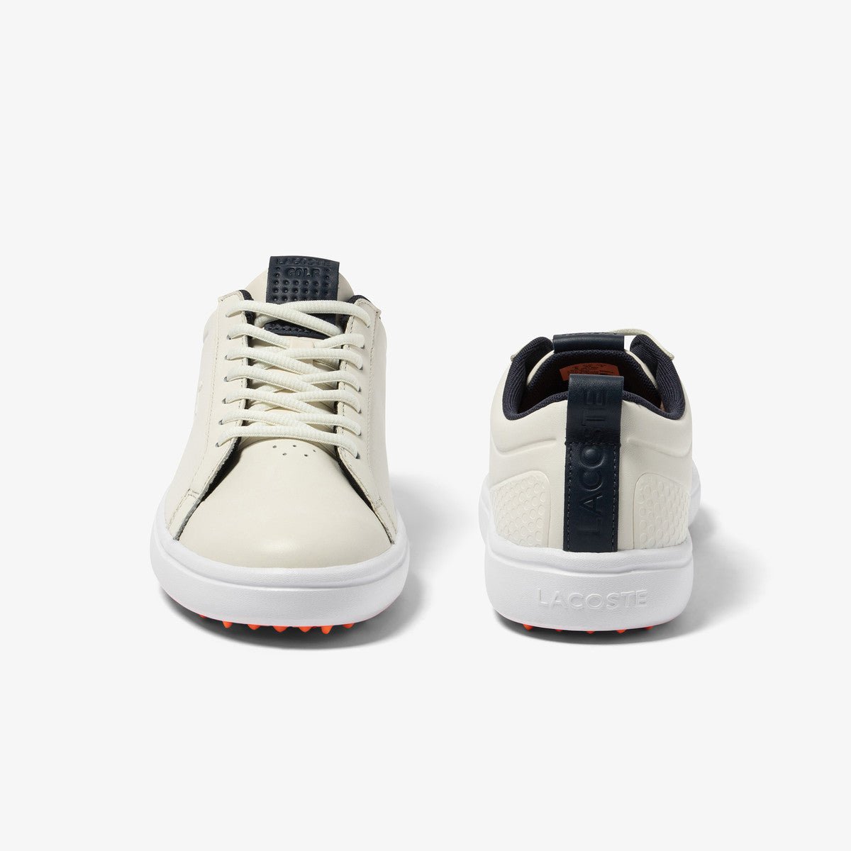 Lacoste G ELITE Men's Synthetic Golf Shoes - Beige/Black | Lightweight & Waterproof for Comfortable Play on the Course | Perfect for Golfers & Casual Wear