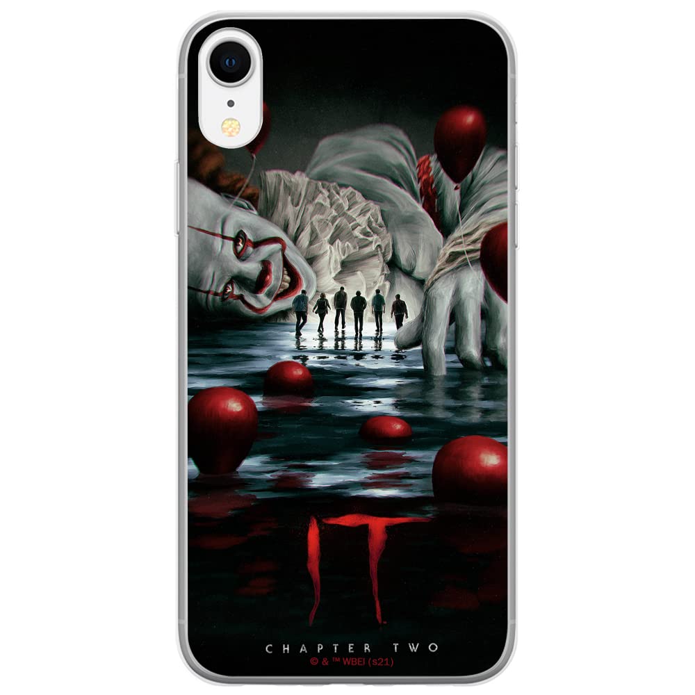 ERT GROUP Officially Licensed Horror Pattern iPhone XR Phone Case - Shockproof TPU Cover with Perfect Fit | Ideal for Halloween, Cosplay & Horror Fans