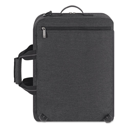 Urban Hybrid Briefcase for Laptop up to 15.6 Inch - 17 x 12 x 7 Inch Slim Business Bag in Charcoal | Perfect for Work, Travel & Commuting