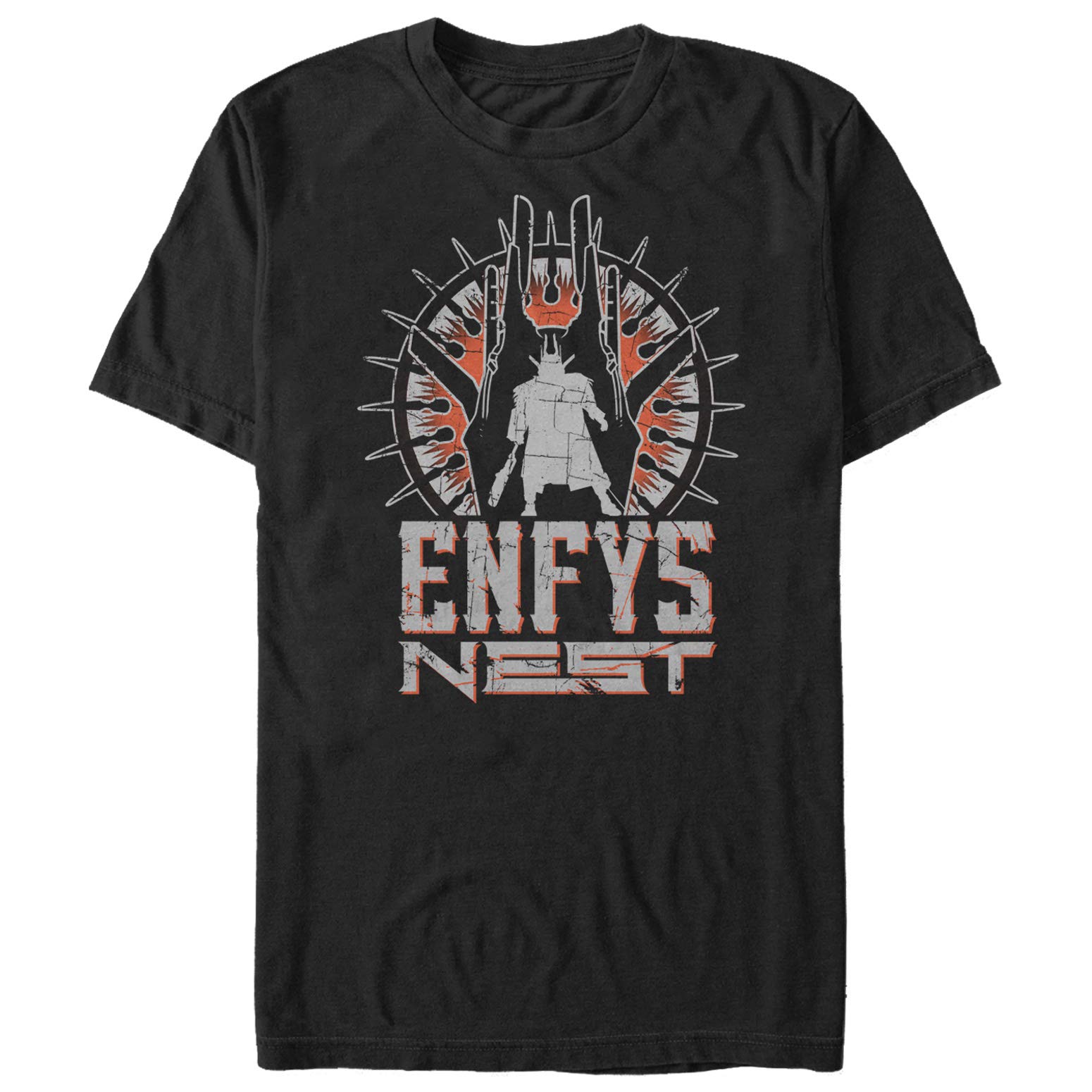 Men's Solo: A Star Wars Story Enfys Nest Silhouette Graphic T-Shirt - Cool Sci-Fi Movie Tee for Fans, Cosplay & Casual Wear