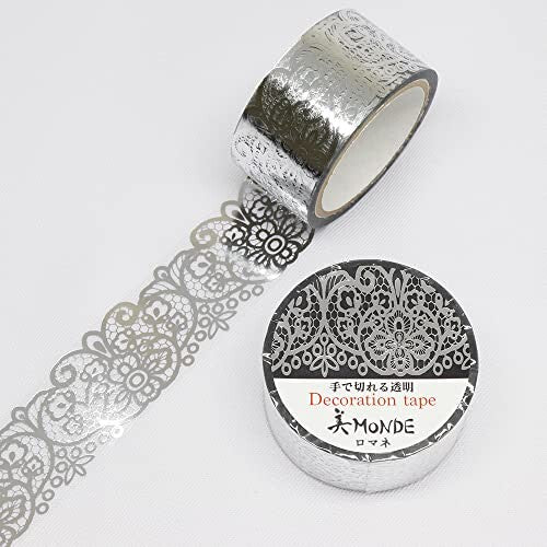 Beauty MONDE Lace PET Clear Tape GR4080 - Double-Sided Adhesive for Lingerie, Dresses & Costumes - Invisible Fashion Tape for Secure Wardrobe Fixing