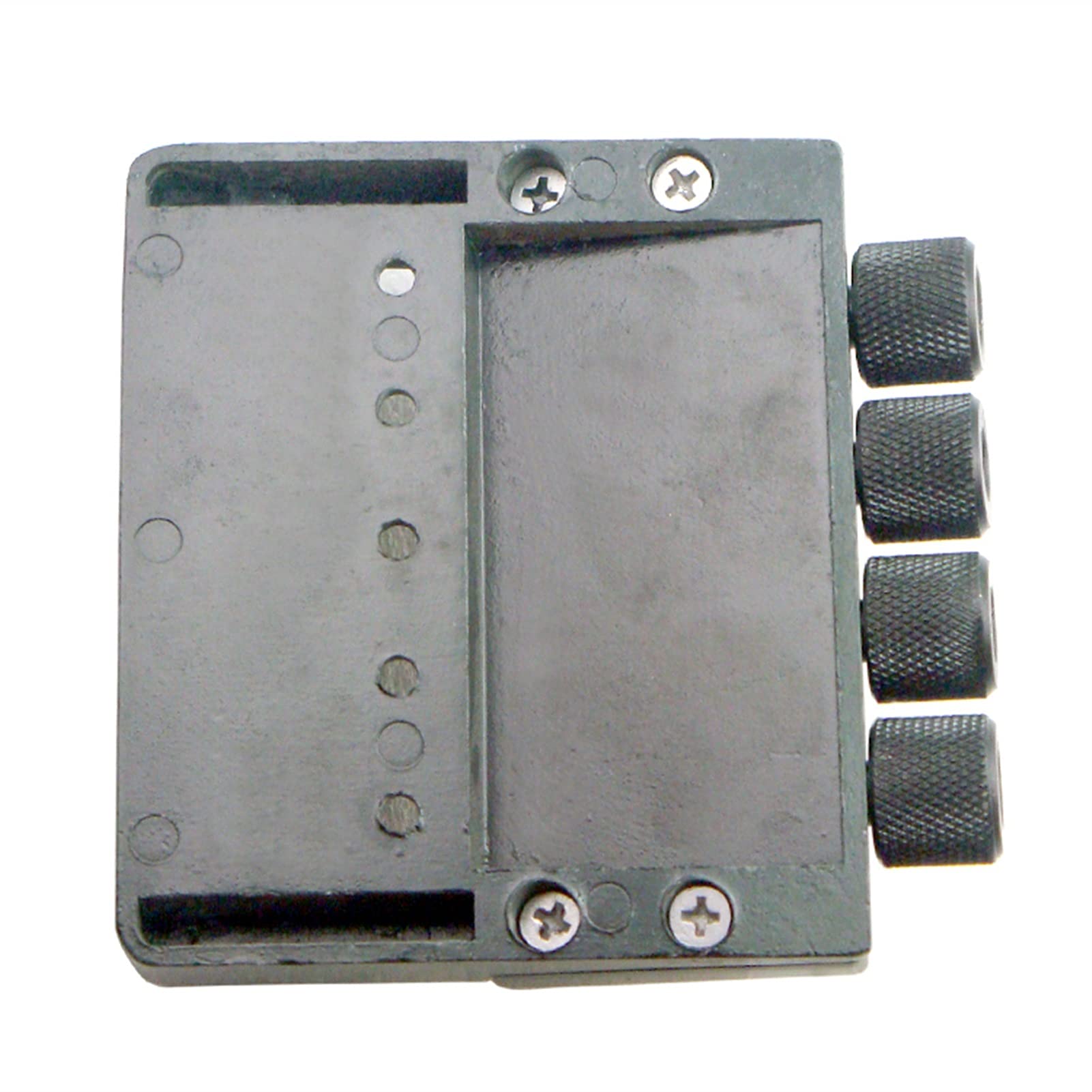 4-String Headless Electric Bass Bridge System - Black Tailpiece & Bridge for Electric Guitar | Perfect for DIY Bass Upgrades & Professional Installations