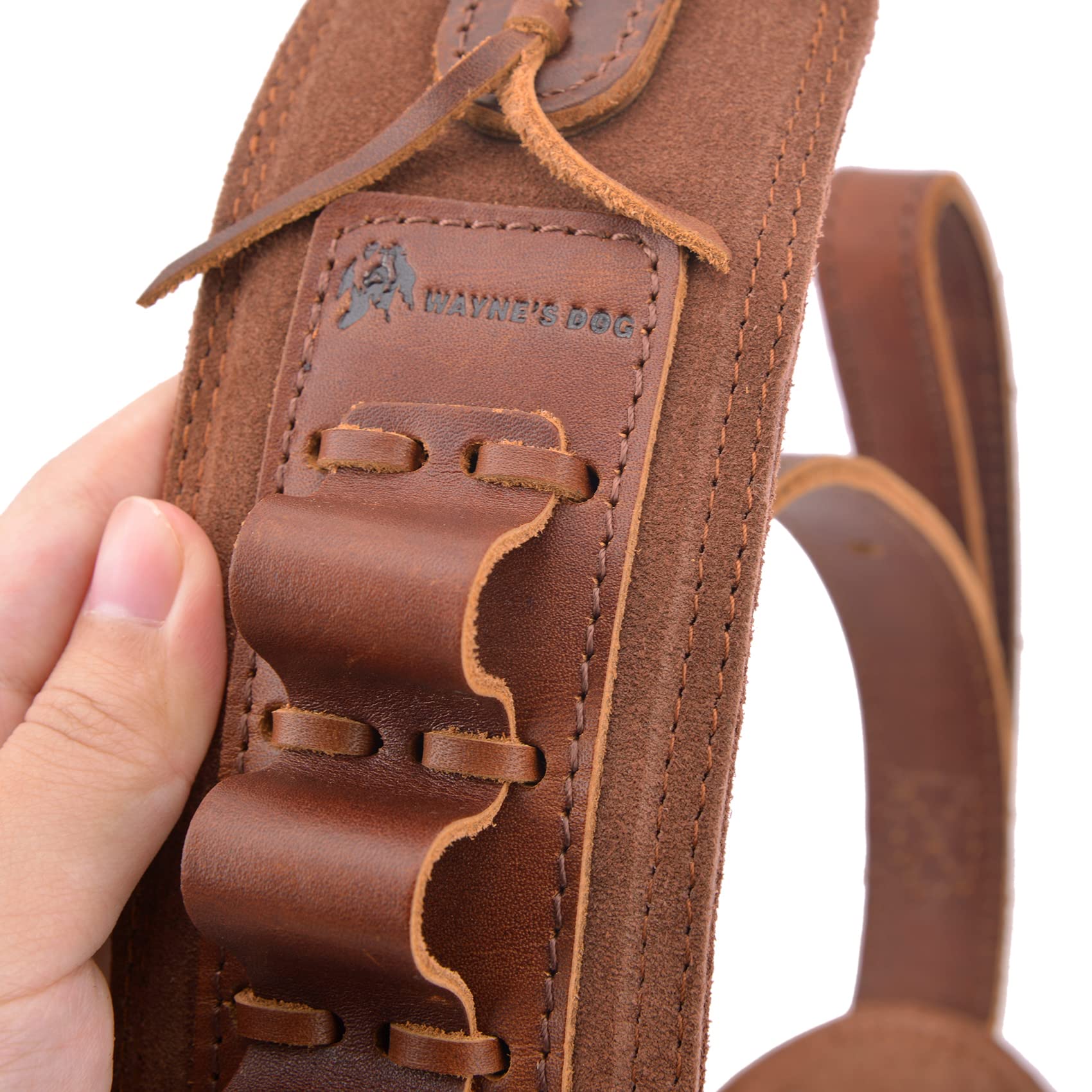 12 Gauge Leather Canvas Shotgun Shell Holder - 8 Round Gun Cartridge Sling for Hunting, Shooting & Outdoor Sports - Durable Ammo Pouch for Shotguns & Firearms Accessories