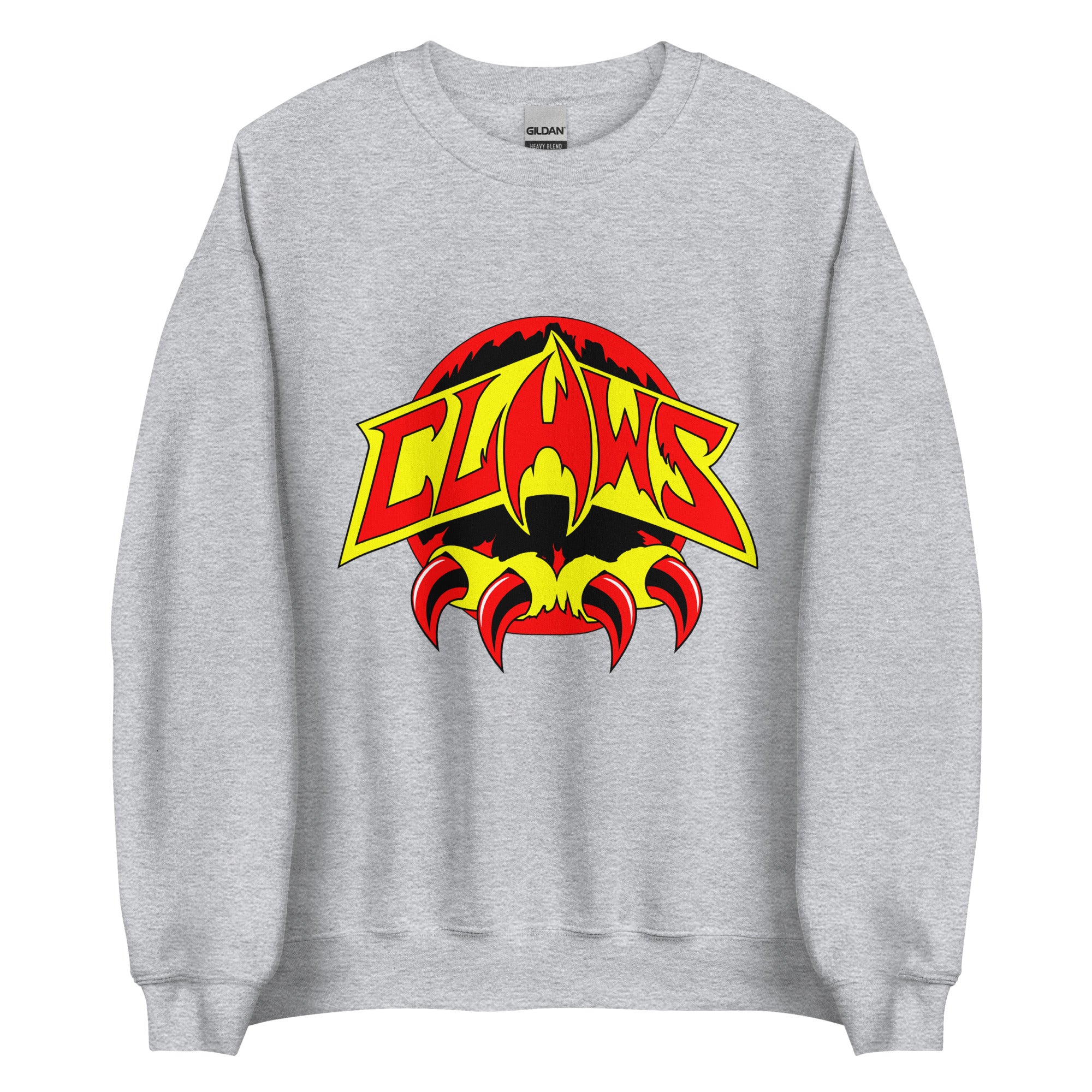 Zoo Jitsu Fighters CLAWS Logo Unisex Sweatshirt - Comfortable Pullover Hoodie for Martial Arts Fans & Streetwear Style | Perfect for Training, Gym, and Casual Wear