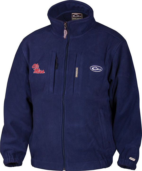 Ole Miss Windproof Layering Coat for Women - Lightweight Water-Resistant Winter Jacket with Hood - Perfect for Outdoor Activities, Hiking & Travel