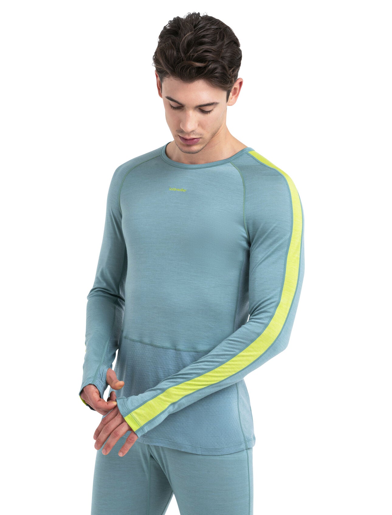 125 ZoneKnit™ Merino Blend Long Sleeve Thermal Base Layer Top for Men - Moisture Wicking & Odor Resistant - Perfect for Hiking, Skiing & Cold Weather Outdoor Activities