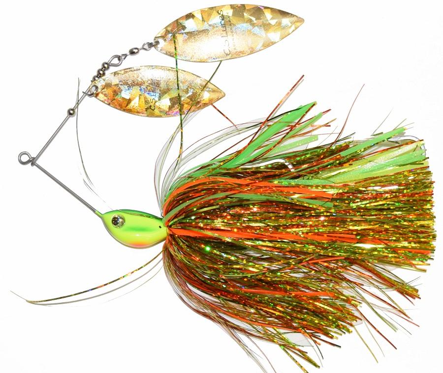 C.S. Lures Willow Spinnerbait - Premium Fishing Lure for Bass, Pike & Walleye | Perfect for Freshwater & Saltwater Fishing | Great for Casting, Trolling & Jigging