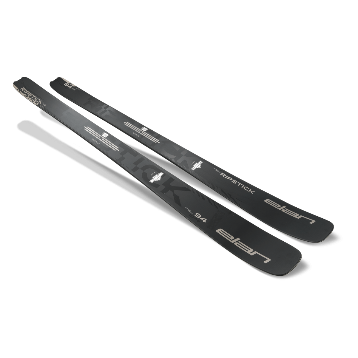 Elan RIPSTICK 94 W Black Edition Women's Skis 2025 - All-Mountain Performance for Powder, Groomers & Freeride | Perfect for Advanced Skiers on Steep Terrain & Backcountry Adventures