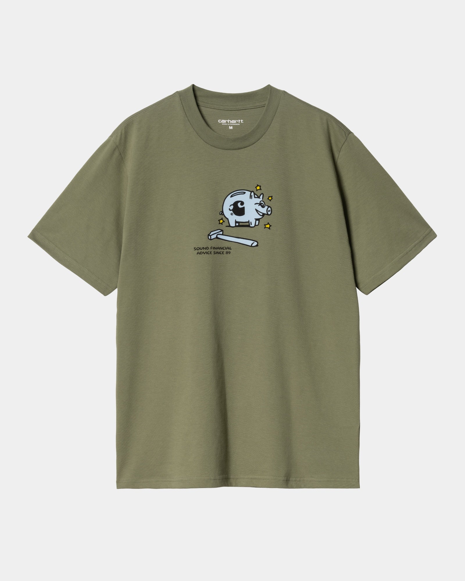 Piggybank T-Shirt | Dollar Green Color | Funny Money Saving Apparel for Men & Women | Perfect for Casual Wear, Gifts & Financial Humor