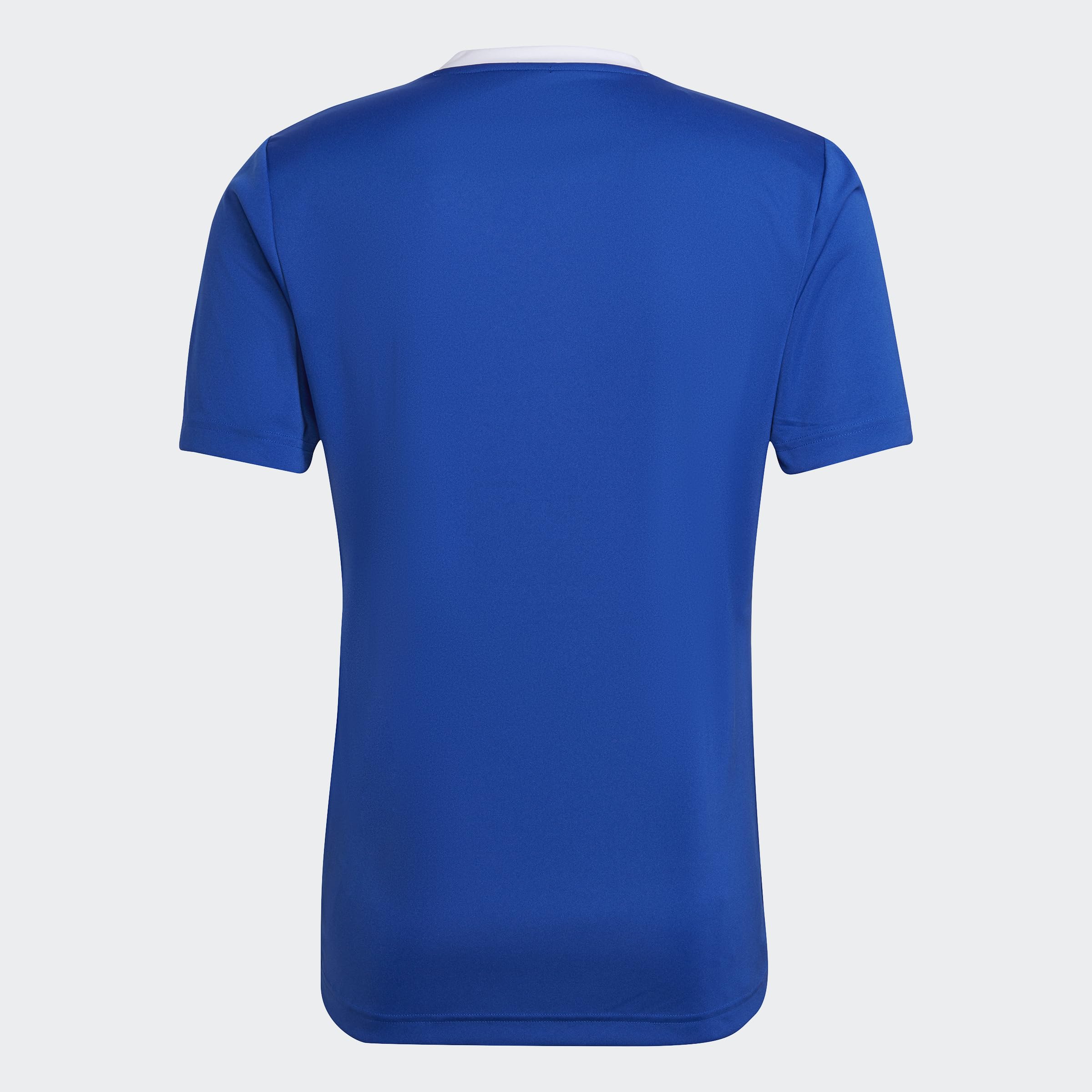 Adidas Men's Tall Size Entrada 22 Soccer Jersey - Team Royal Blue | Official Licensed Jersey for Soccer Games & Fan Support
