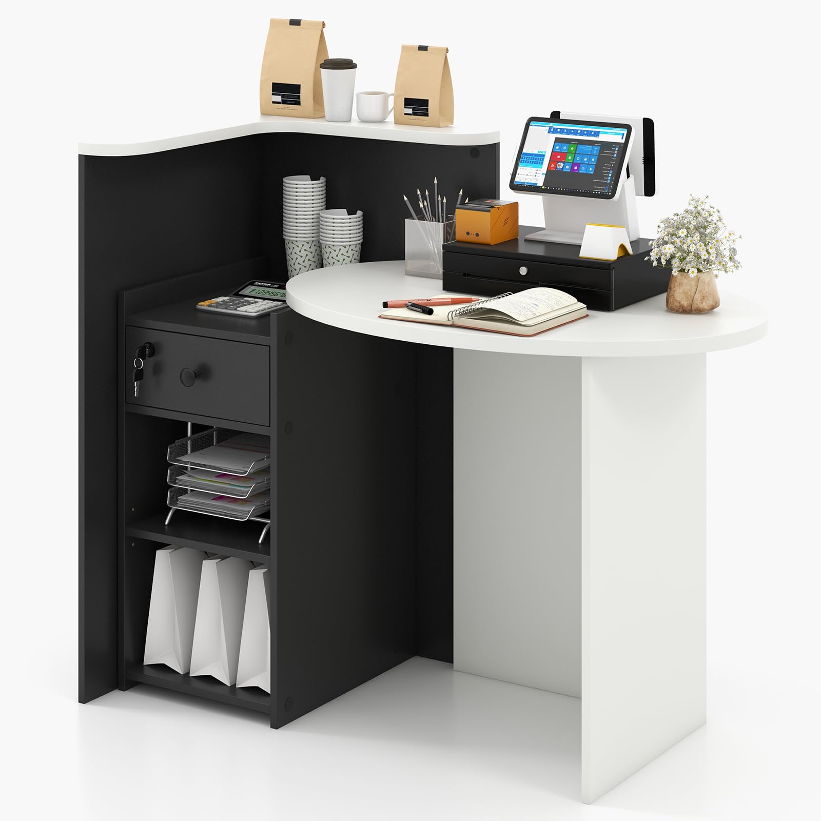 L-Shaped Reception Desk 48