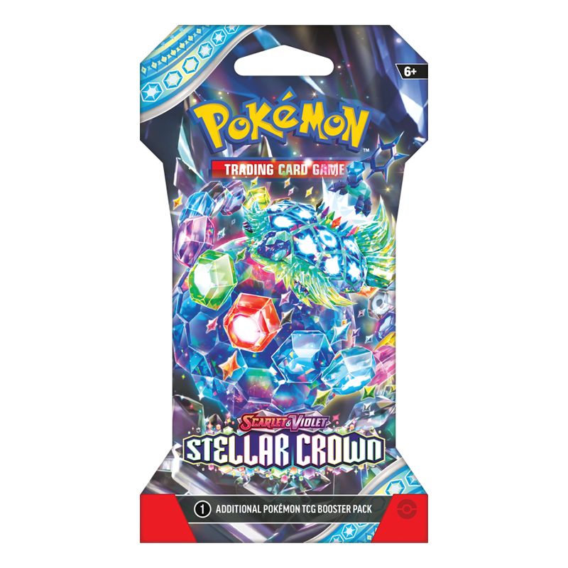 Pokemon Cards - Stellar Crown English Blister Packs | Official Trading Card Game | Collectible & Battle Ready for Tournaments & Gaming
