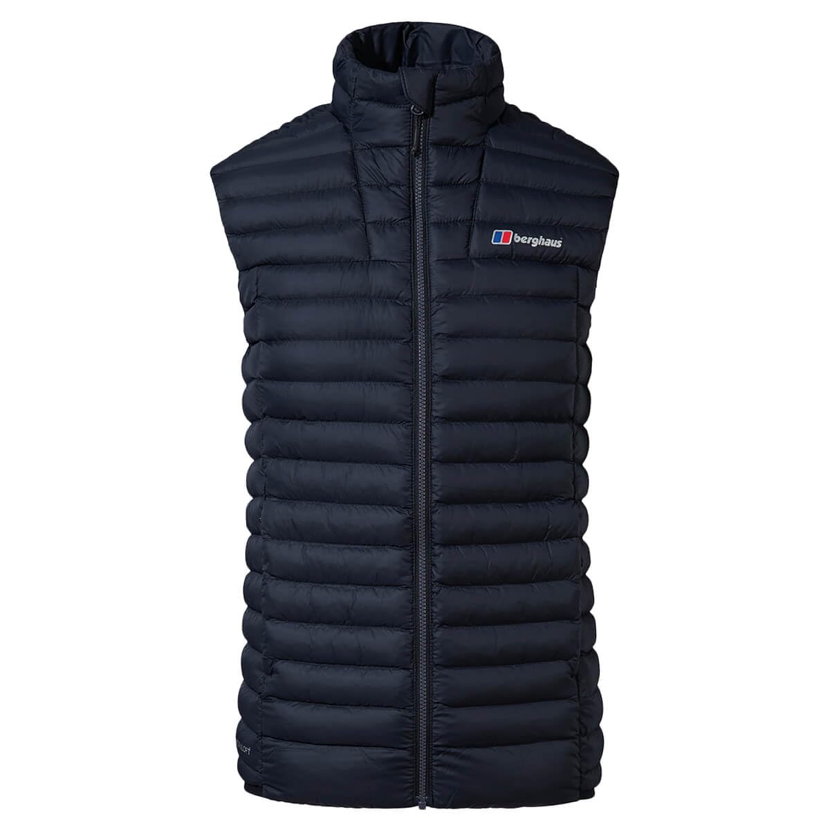 Berghaus Men's Vaskye Synthetic Insulated Jacket - Ultra Warm Winter Coat, Lightweight Puffer Jacket with Durable Water-Resistant Shell for Hiking, Camping & Outdoor Activities (Black, Pack of 1)