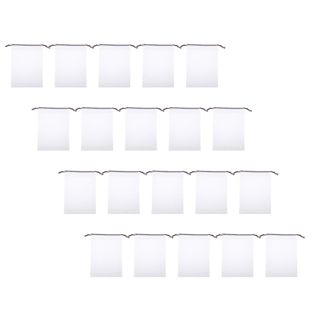 EXCLUZO 100pcs Small Clear Gift Wrap Bags - Travel Organizer Pouches for Fake Eyelashes, Jewelry & Accessories - Portable Storage Solution for Parties, Weddings & Gifts