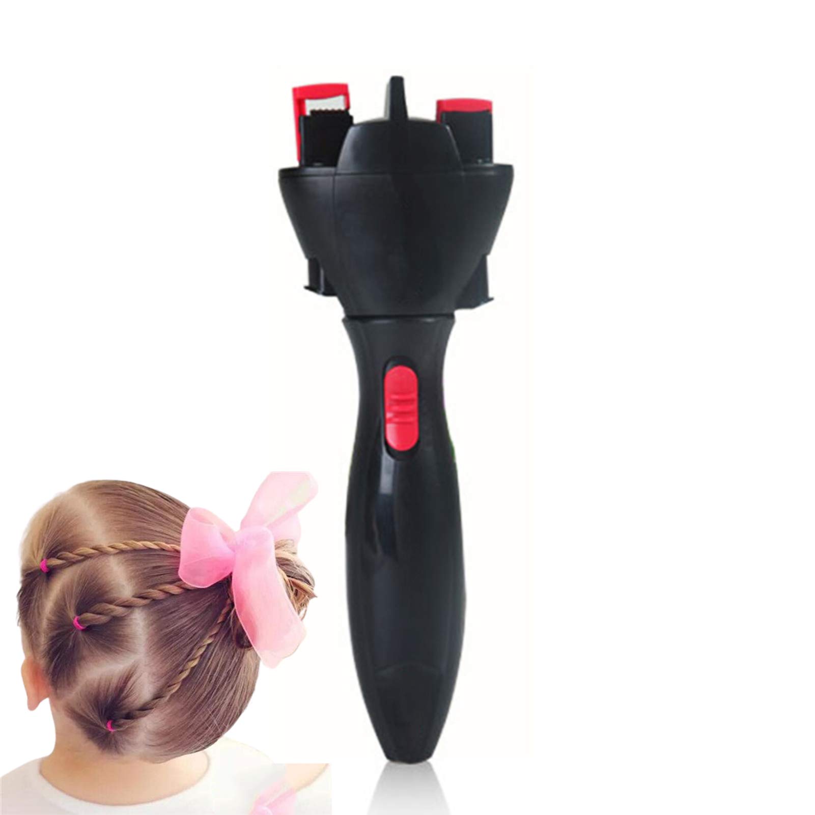 Automatic Hair Braider Machine - Quick Twist Electronic Hair Styling Tool for DIY Braids & Magic Hairstyles | Perfect for Home Use, Salon Styling & Party Hairstyles