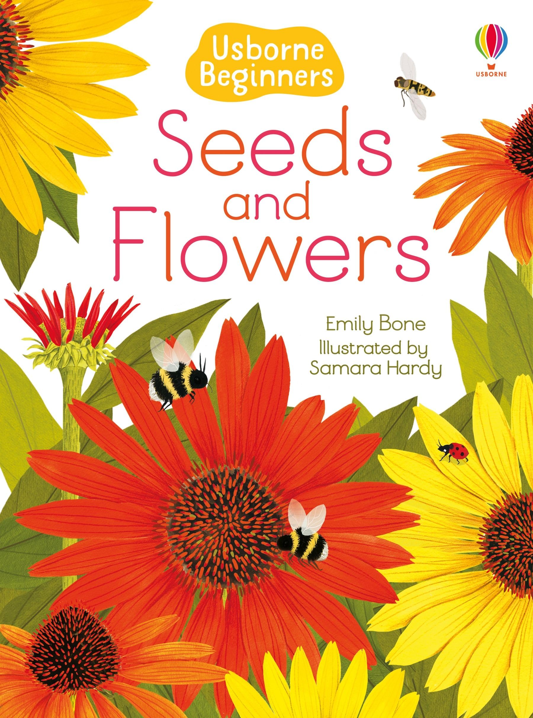 Organic Flower Seeds for Beginners - Easy to Grow Garden Starter Kit for Home, Balcony & Outdoor Planting