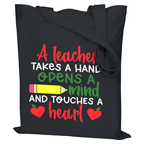 Best Teacher Appreciation Gifts - Premium Canvas Tote Bag for Women Teachers - Durable & Stylish Teacher Bags for School, Work & Everyday Use