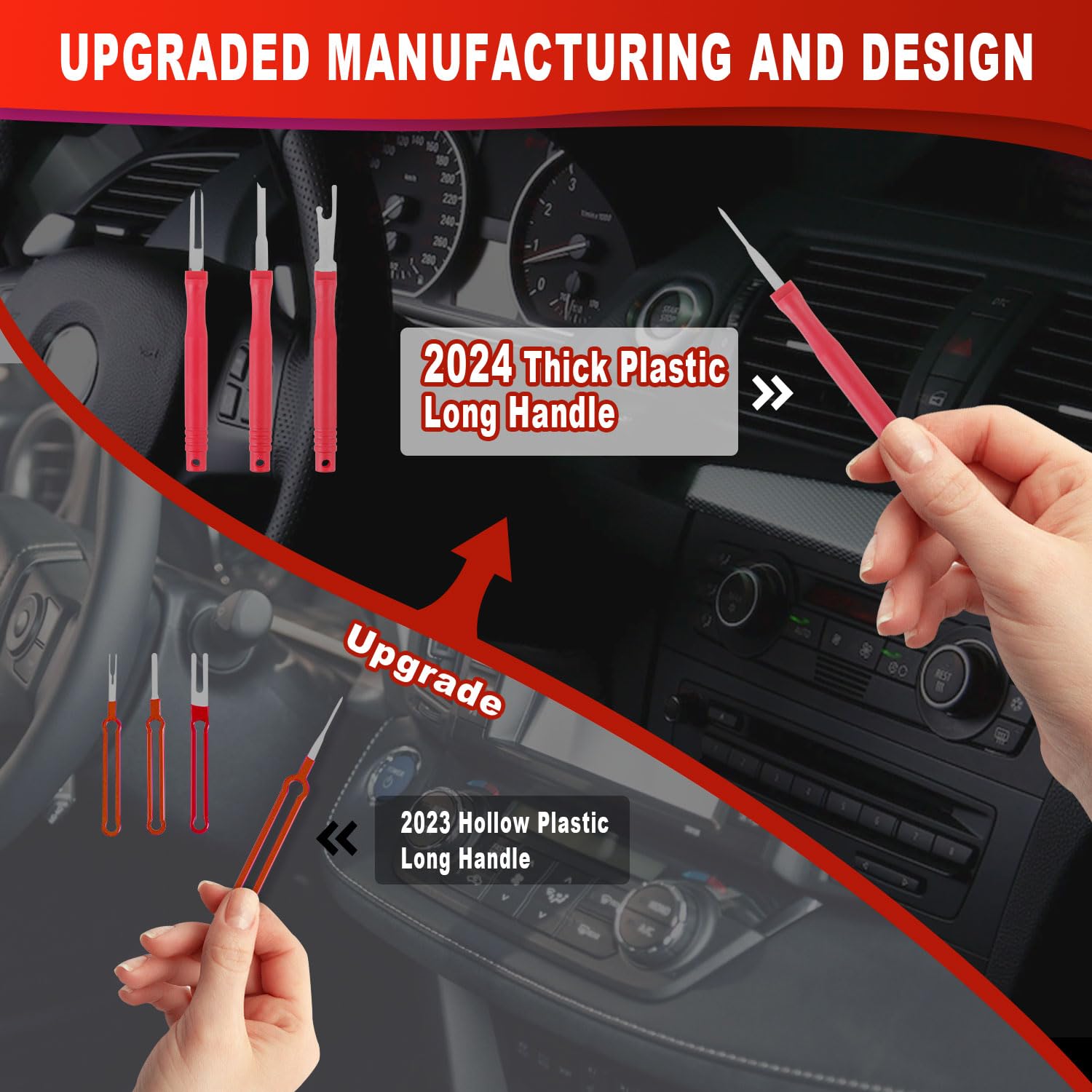 2024 Upgraded 41Pcs Electrical Pin Removal Tool Kit - Car Terminal Release Tool Set for Automotive, Home Appliances & Electronics Repair | Professional Wire Connector Extractor for DIY, Mechanics & Electricians