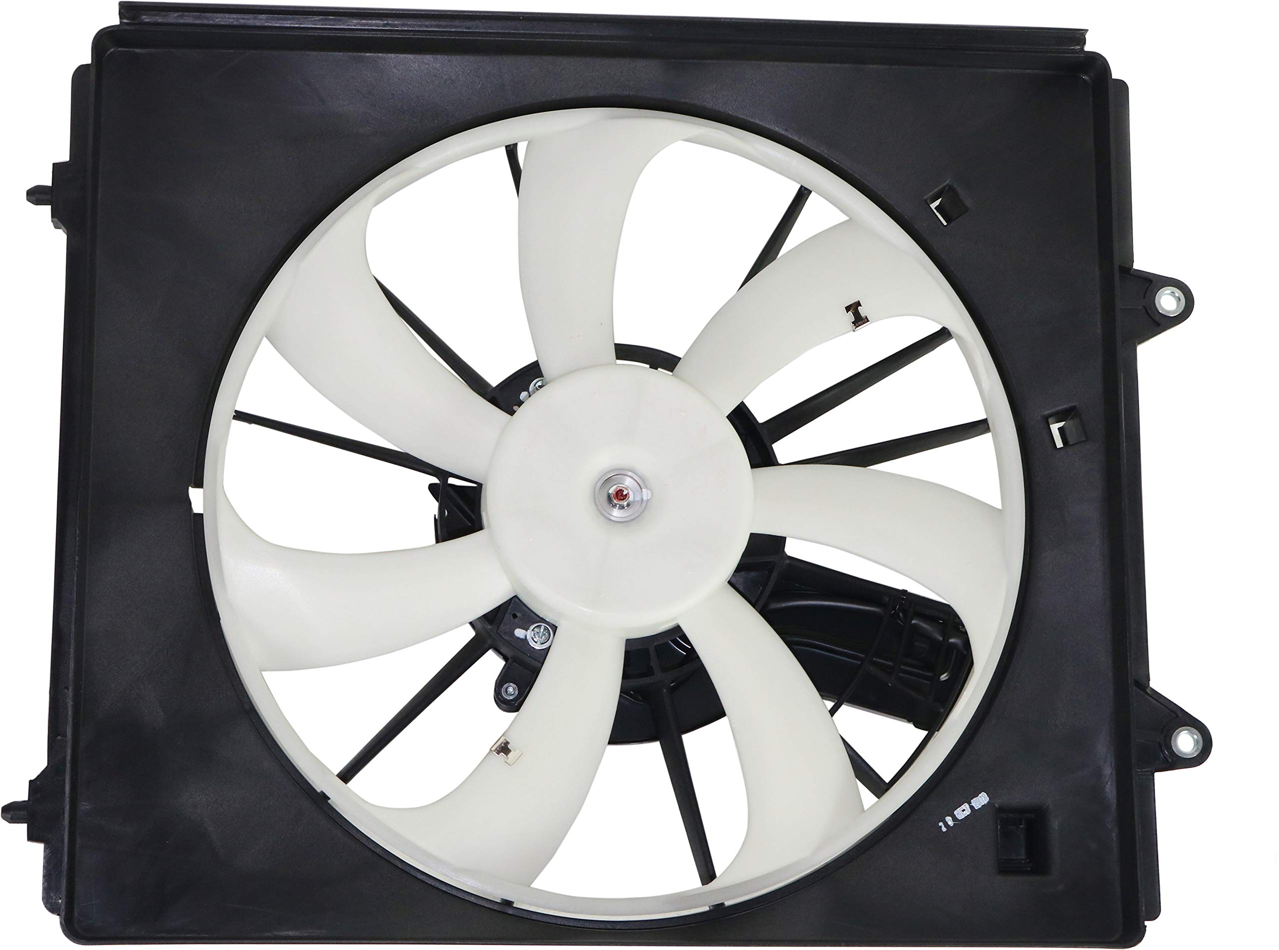 Go-Parts - A/C Condenser Fan Assembly Replacement for 2018-2023 Honda Odyssey Right Passenger Side - Perfect for Cooling System Repair & Summer AC Maintenance