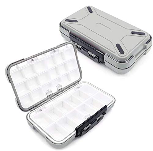 **Waterproof Portable Fishing Tackle Box Organizer - Plastic Storage for Lures, Hooks & Beads - Mini Utility Box for Trout Fishing, Jewelry & Craft Supplies - Perfect for Travel, Camping & Outdoor Adventures**