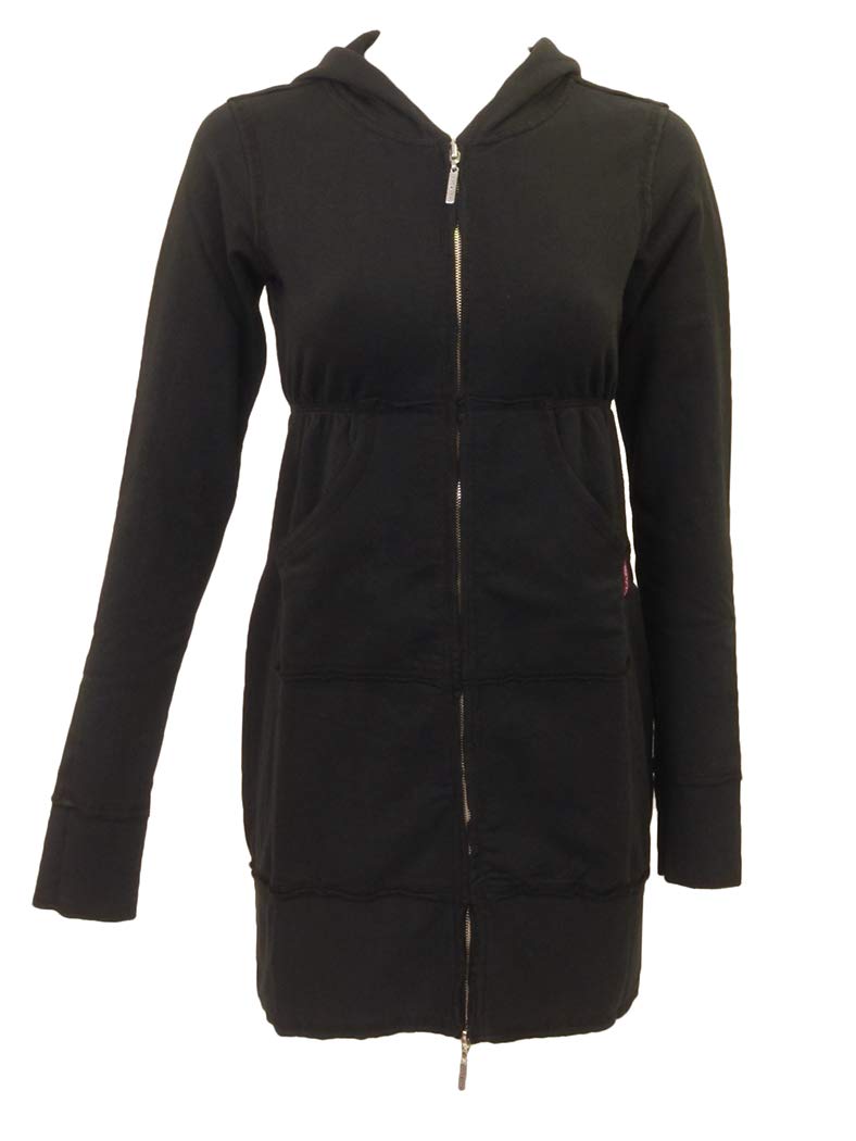 Empire Double Zip Hoodie for Women - Hard Tail Fleece Jacket with Two Zippers | Fall Winter 2023 Fashion | Perfect for Gym, Running & Casual Outfits