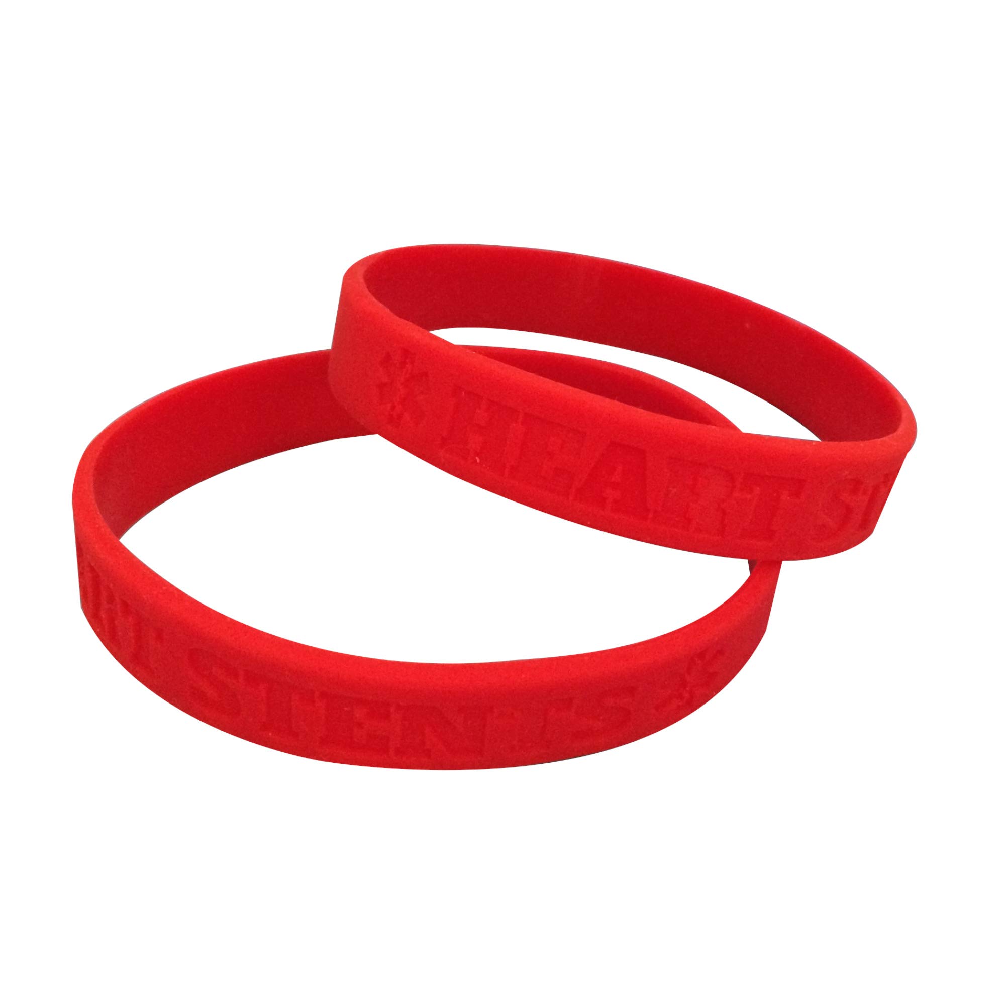 2 Pcs Heart Stents Medical Alert ID Silicone Rubber Wristbands for Men & Women - Emergency Health Condition Bracelet for Heart Disease Patients & Caregivers - Perfect for Daily Wear, Travel & Medical Emergencies