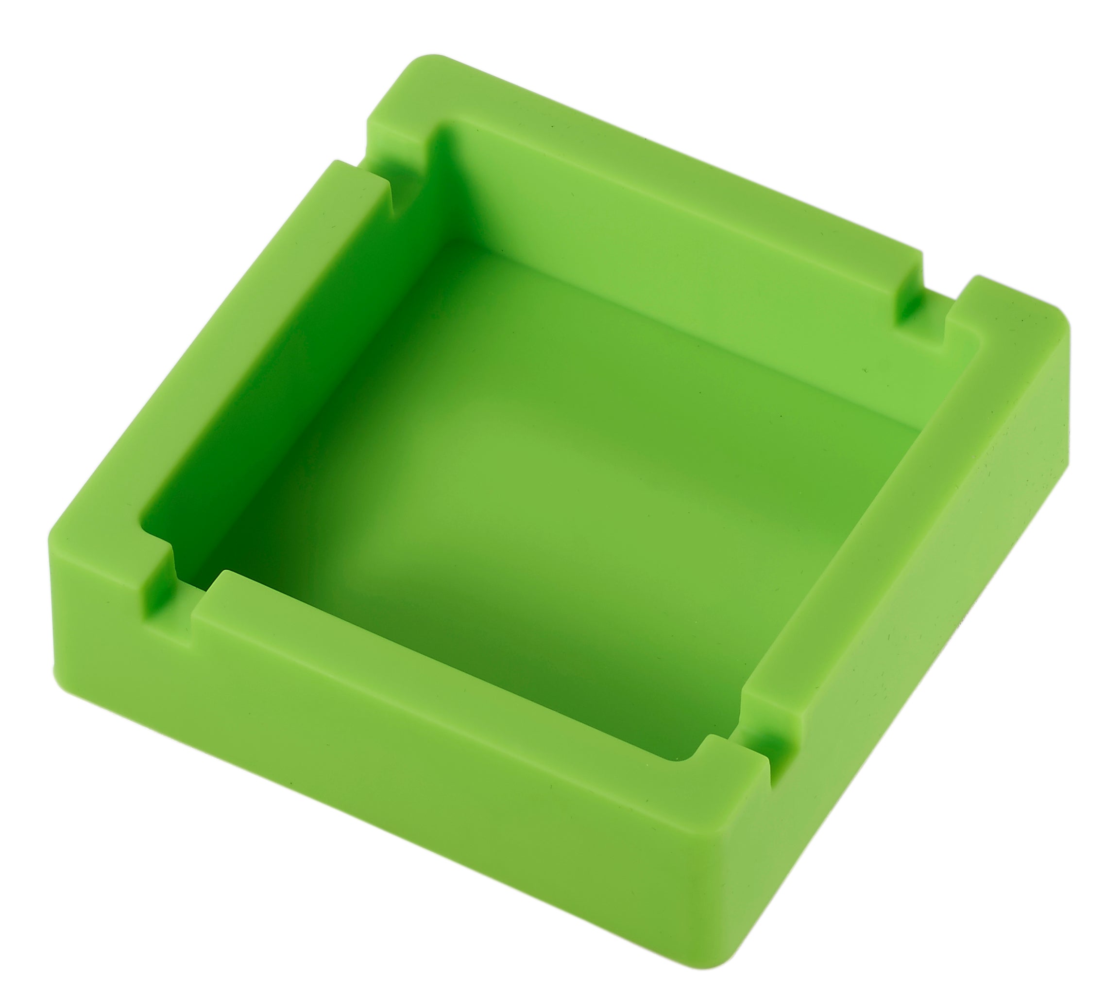 Visol Flex Silicone Cigarette & Cigar Ashtray - Eco-Friendly, Durable, Non-Stick - Perfect for Indoor, Outdoor, and Travel Use (Green)