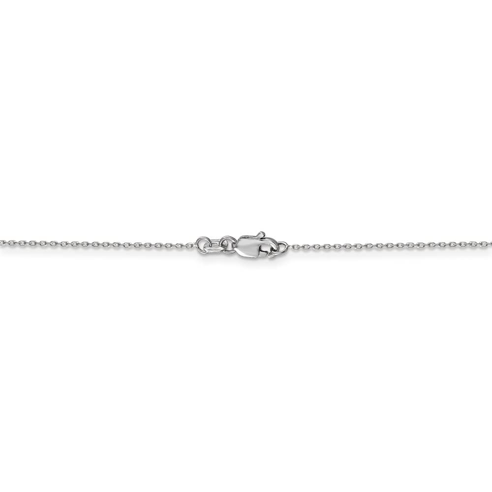 14K Gold 0.8mm Diamond Cut Cable Chain Necklace with Lobster Clasp - Elegant Layering Piece for Women, Perfect for Everyday Wear & Special Occasions