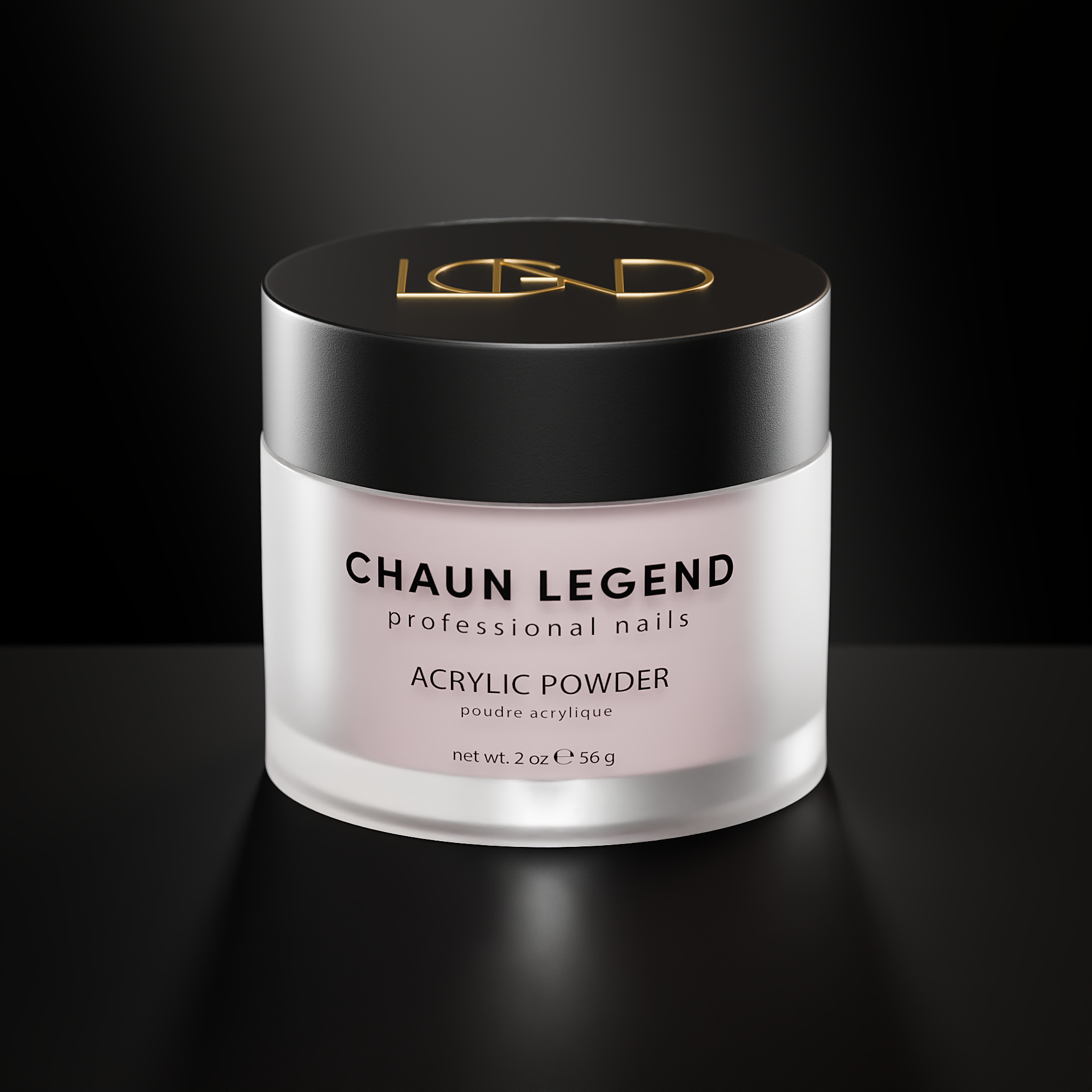 Chaun Legend Acrylic Powder 2oz - 141 Be Mine Pink Nail Art Dip Powder for Manicure & Pedicure | Professional Salon Quality DIY Nail Extension Kit for Home & Salon Use