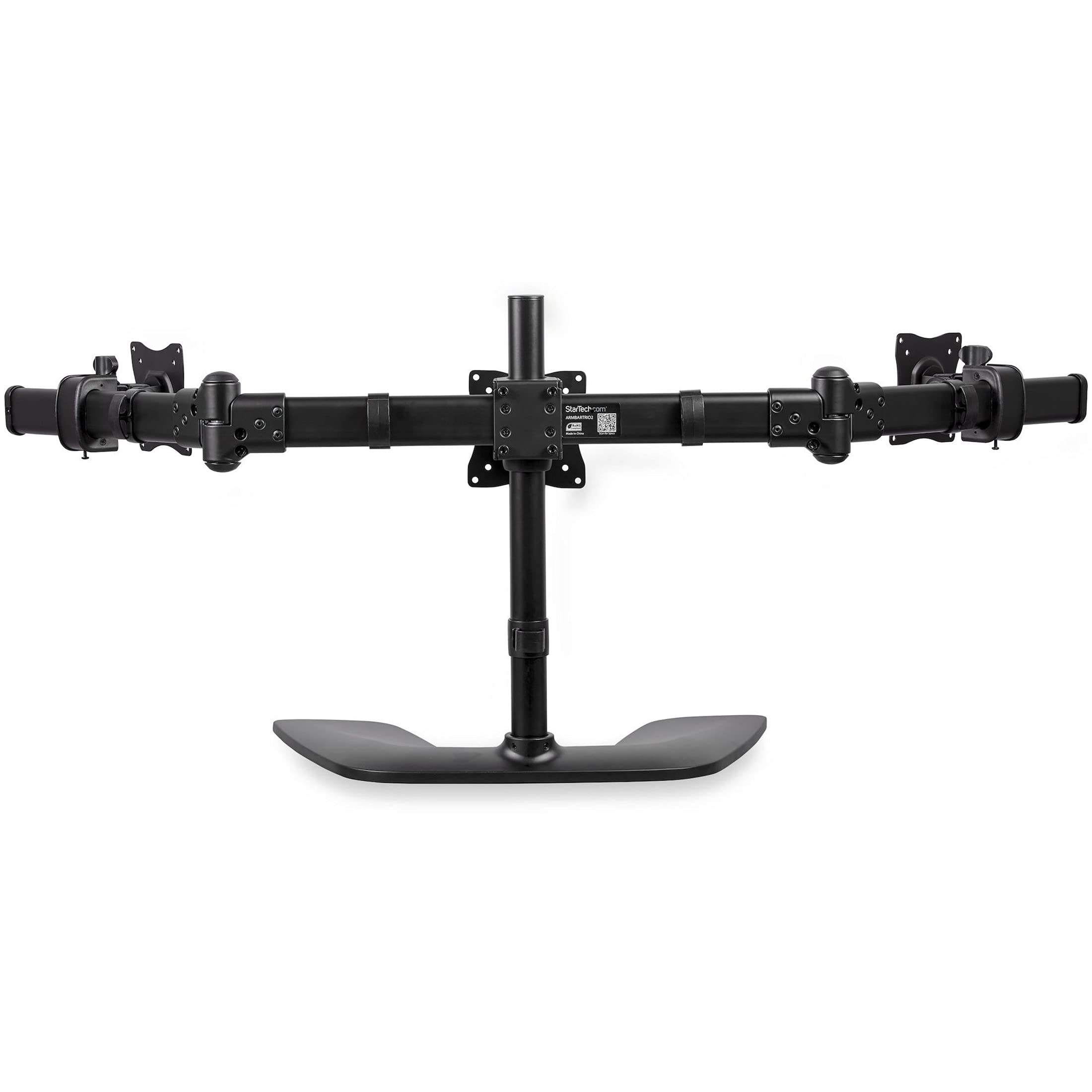 StarTech.com Adjustable Triple Monitor Stand for 13-27