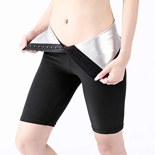 KUMADAI Sauna Sweat Shapewear - High Waisted Workout Shorts for Women & Men | Waist Trainer & Lower Body Shaper with Inner Vinyl Layer | Weight Loss Fitness Gear for Gym, Home Exercise & Sauna Sessions