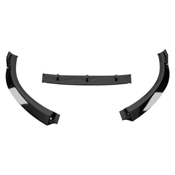 2019-2022 BMW 3 Series G20/G21 Non-M Bumper MX Style Front Lip Spoiler - Glossy Black ABS 3PC Set | Enhance Your Car's Sporty Look for Street & Track Performance