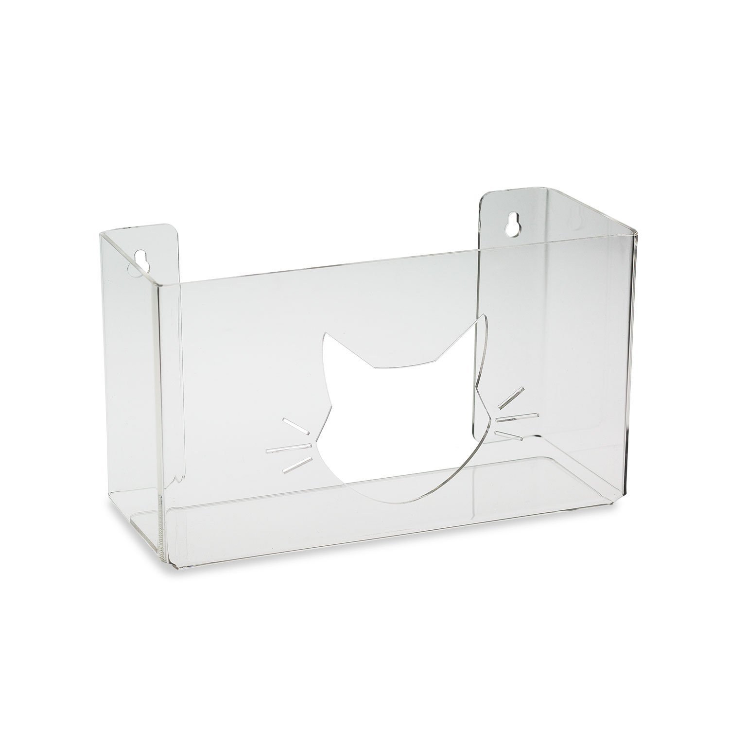 SourceOne Unbreakable Glove Dispenser - 6 Pack Clear Plastic Box for Medical, Food Service & Salon Use - Heavy Duty Wall Mountable Glove Holder for Hospitals, Kitchens & Tattoo Studios