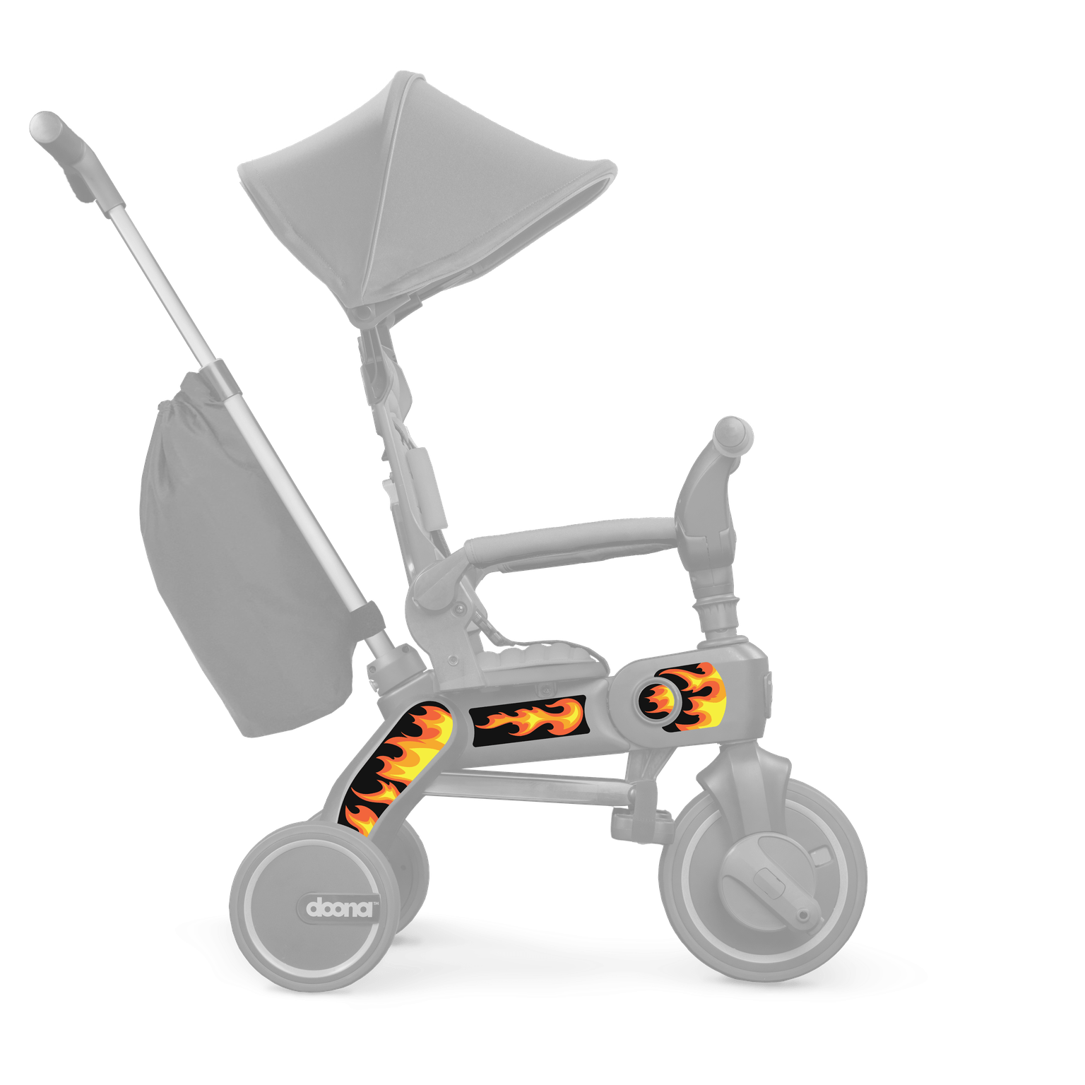 Doona Liki Trike Stickers - Decorative Vinyl Decals for Baby Stroller & Trike - Perfect for Personalizing Kids' Ride-On Toys, Strollers, and Tricycles - Indoor & Outdoor Use