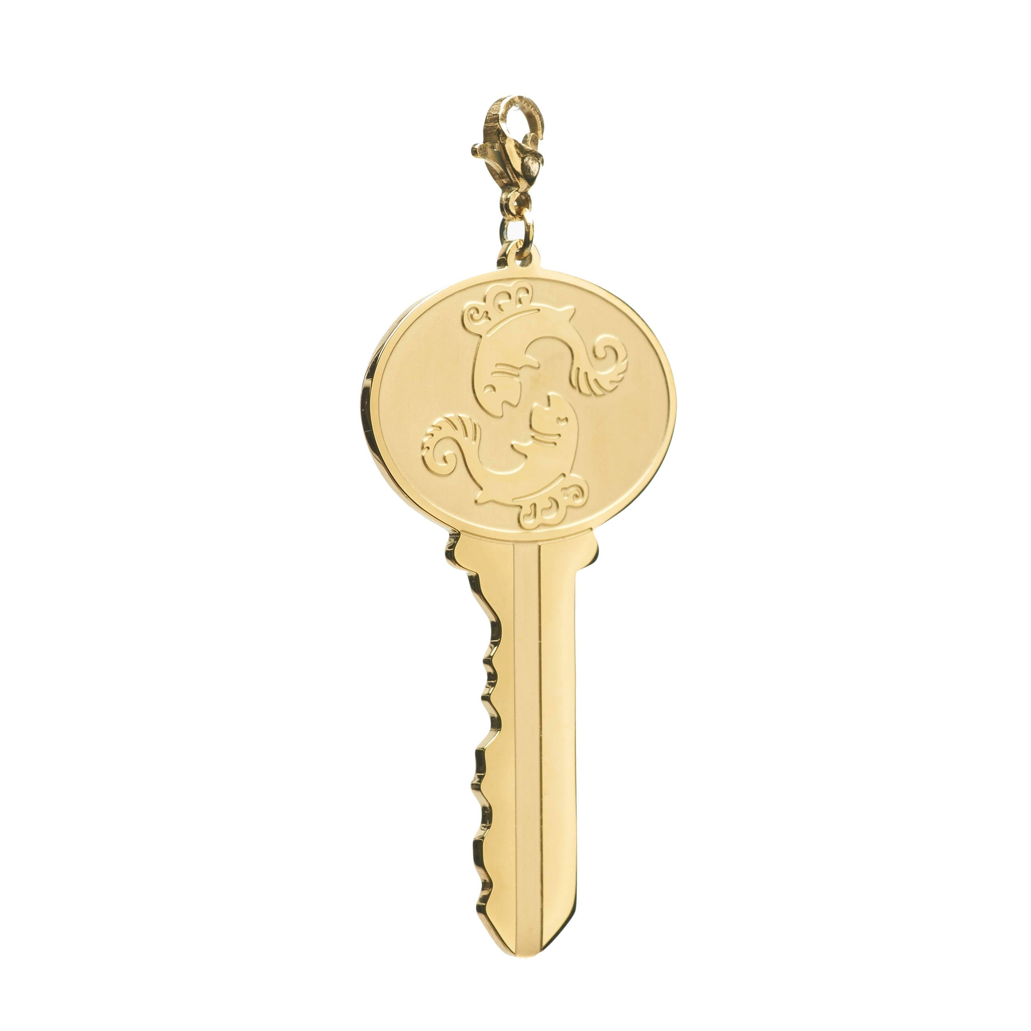 Zodiac Sign Key Pendant Necklace - Personalized Astrology Jewelry for Women - Perfect Gift for Birthday, Anniversary & Special Occasions - Wear Daily or for Spiritual Connection