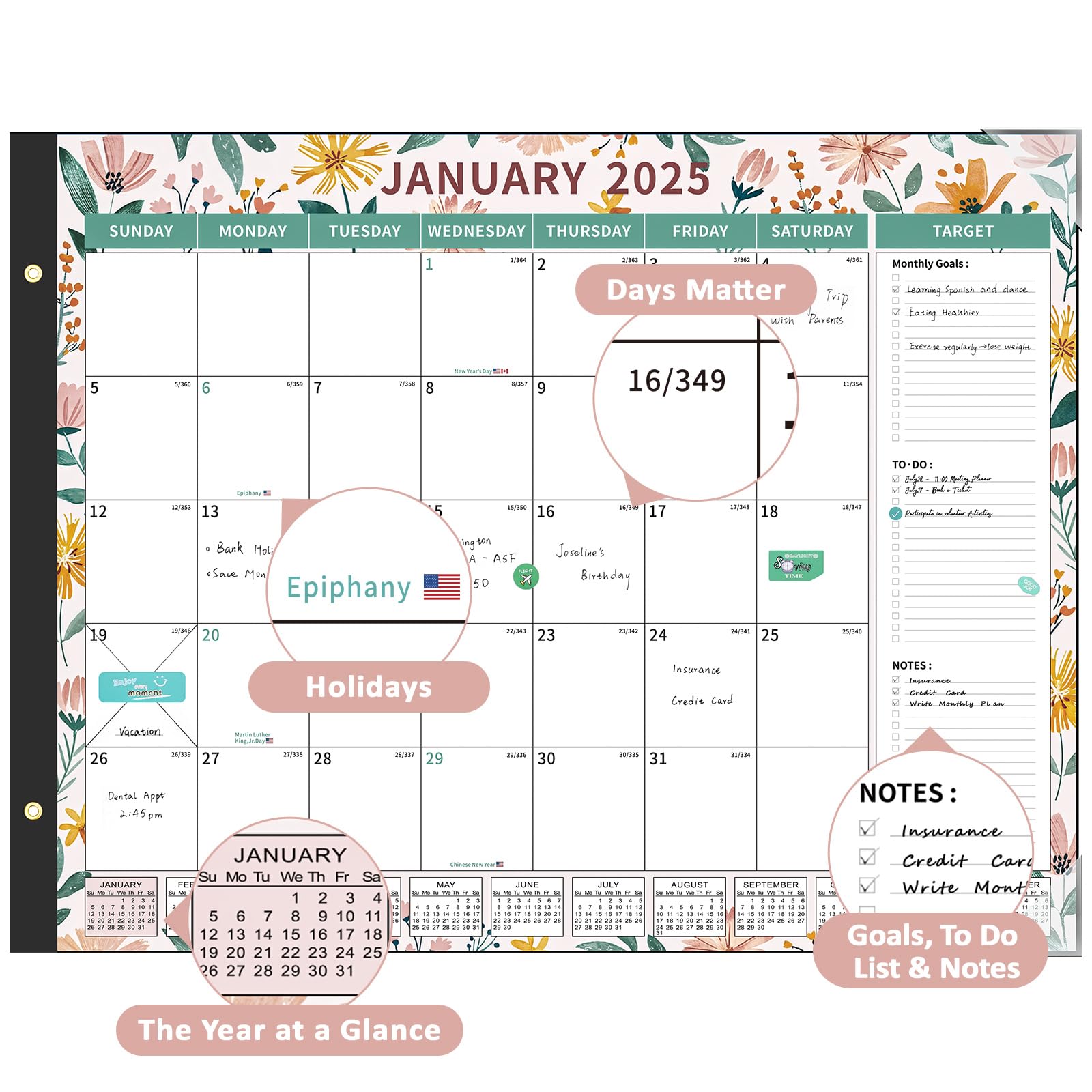 Ospelelf 2025-2026 Large Desk Calendar - 22